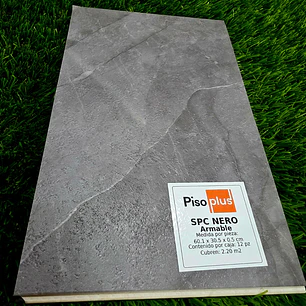 Piso SPC color Nero Precio por m2