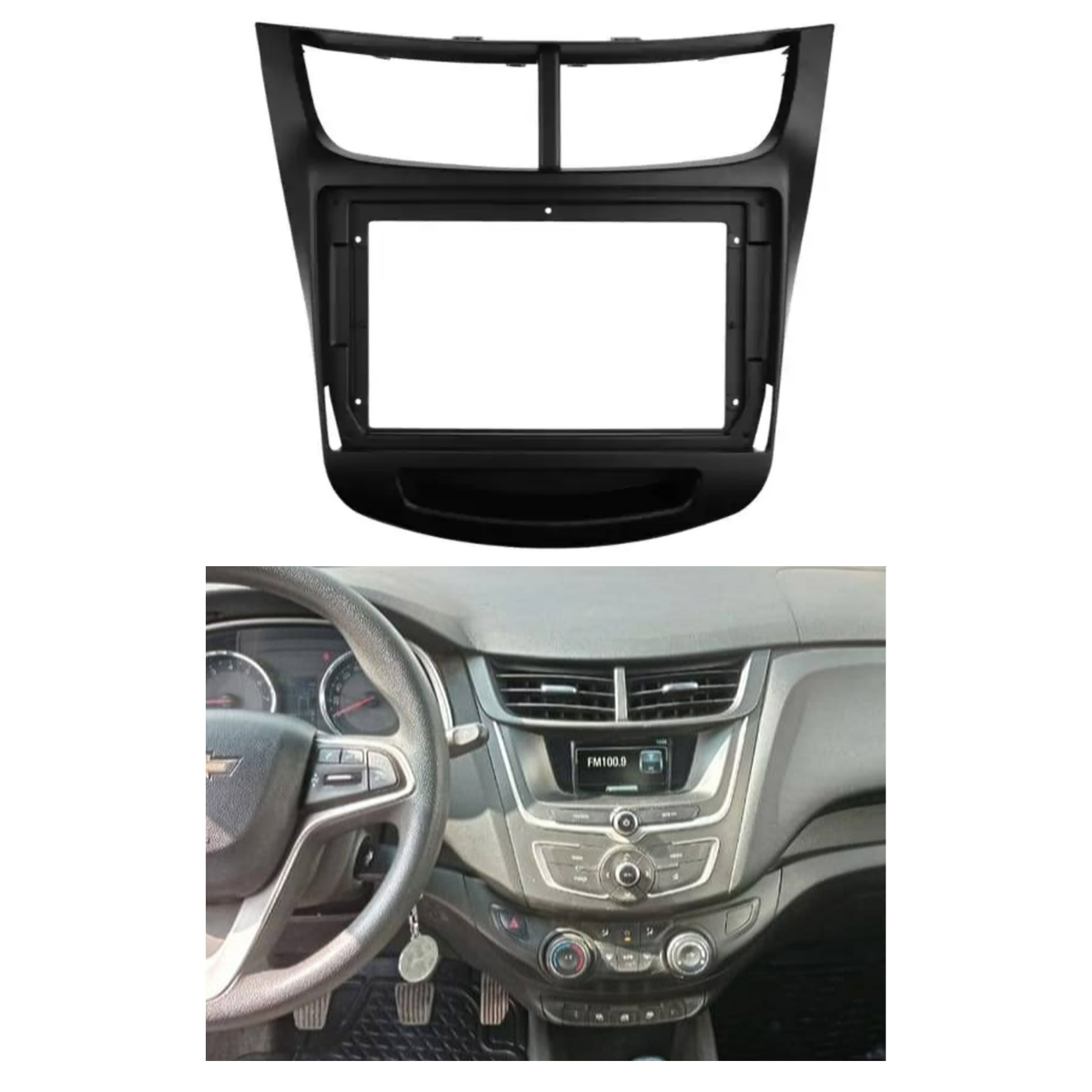 Bisel Adaptador Radio 9 Pulgadas  Chevrolet New Sail  1