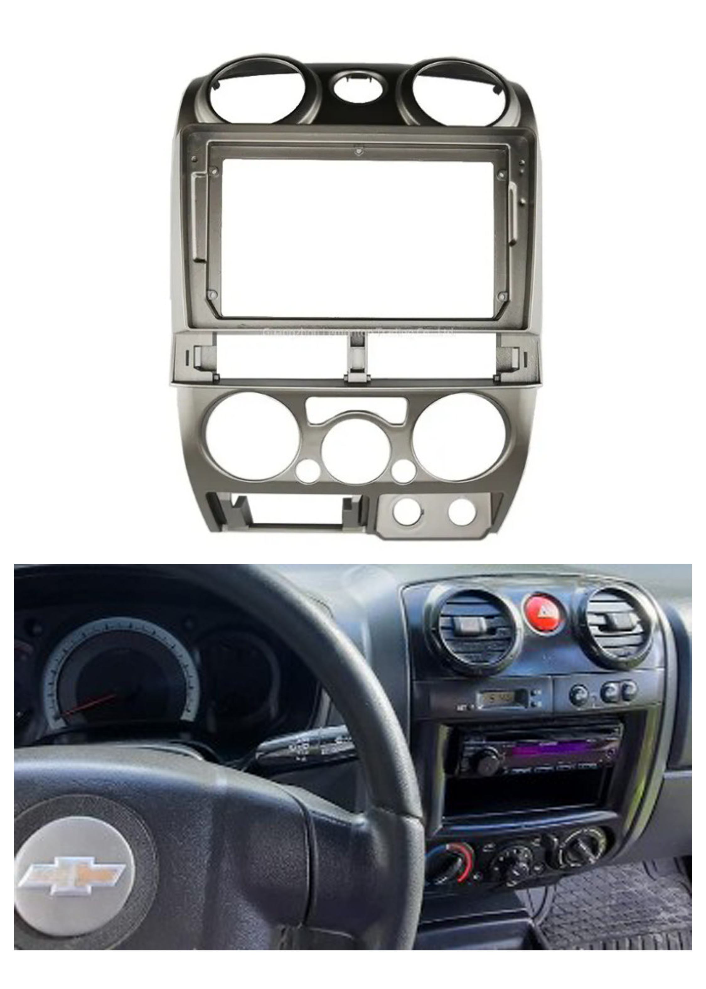 Bisel Adaptador Radio 9 Pulgadas Chevrolet Dmax 1