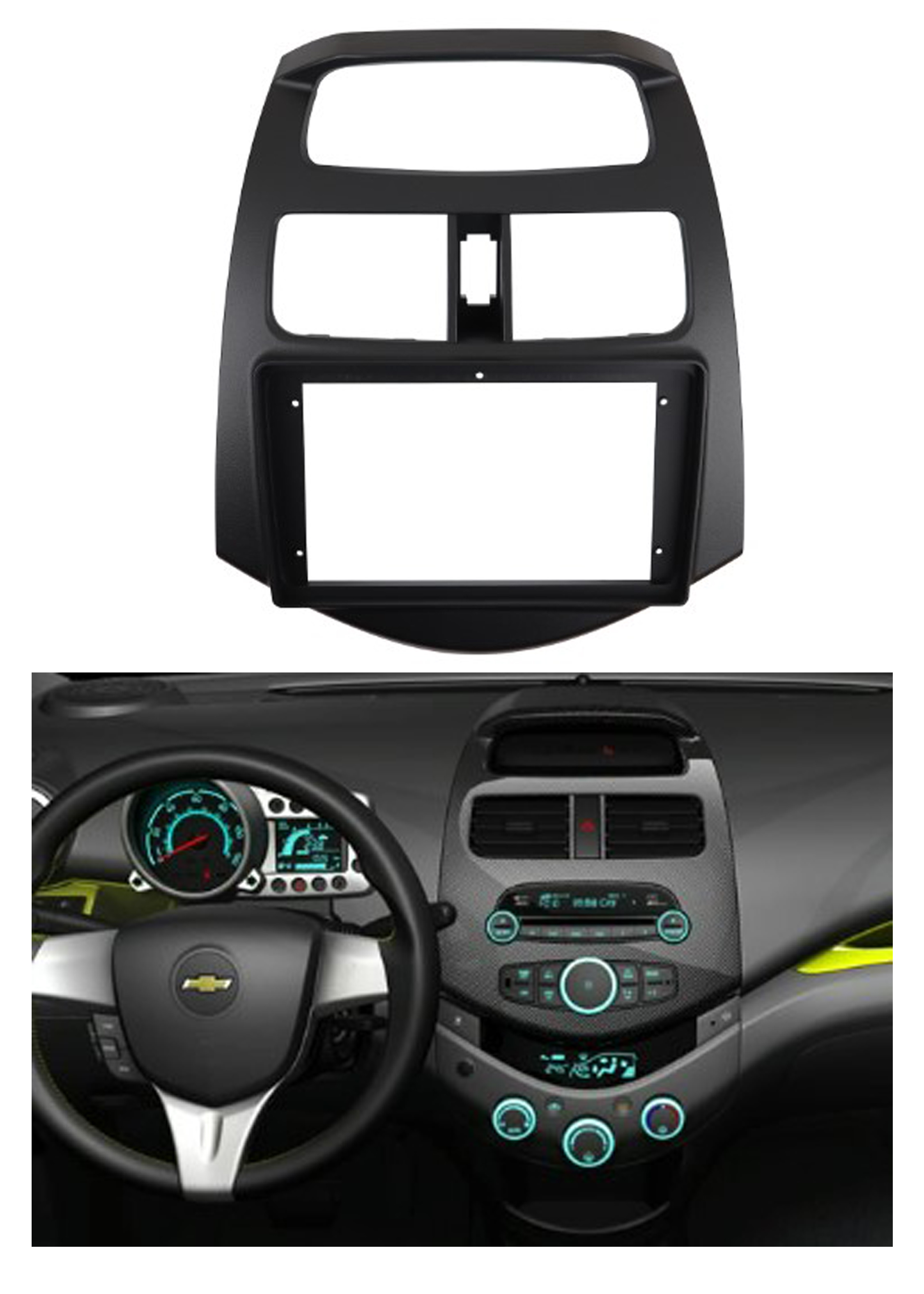 Bisel Adaptador Radio Chevrolet Spark 9 Pulgadas 1