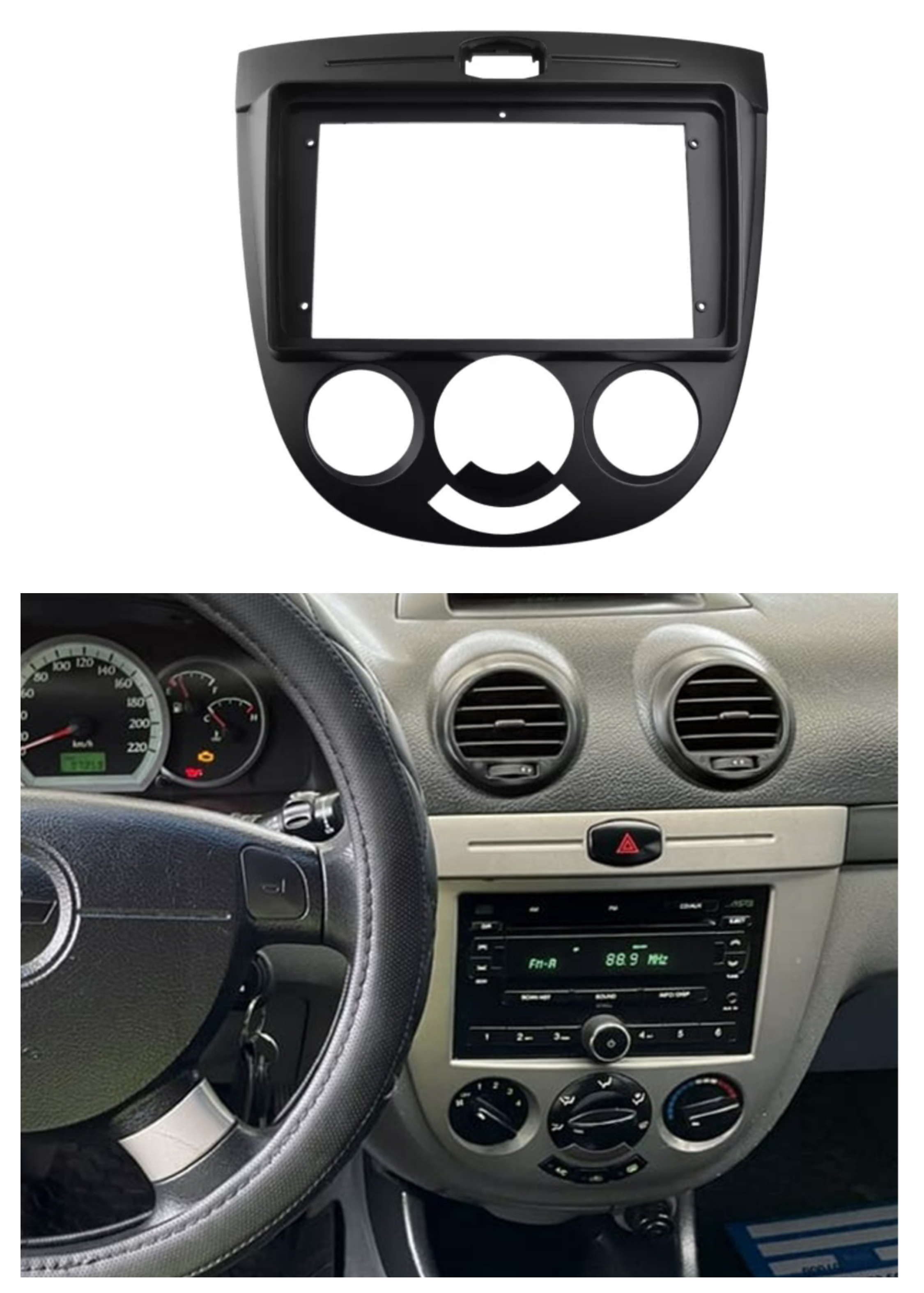 Bisel Adaptador Radio 9 Pulgadas Chevrolet Optra 1