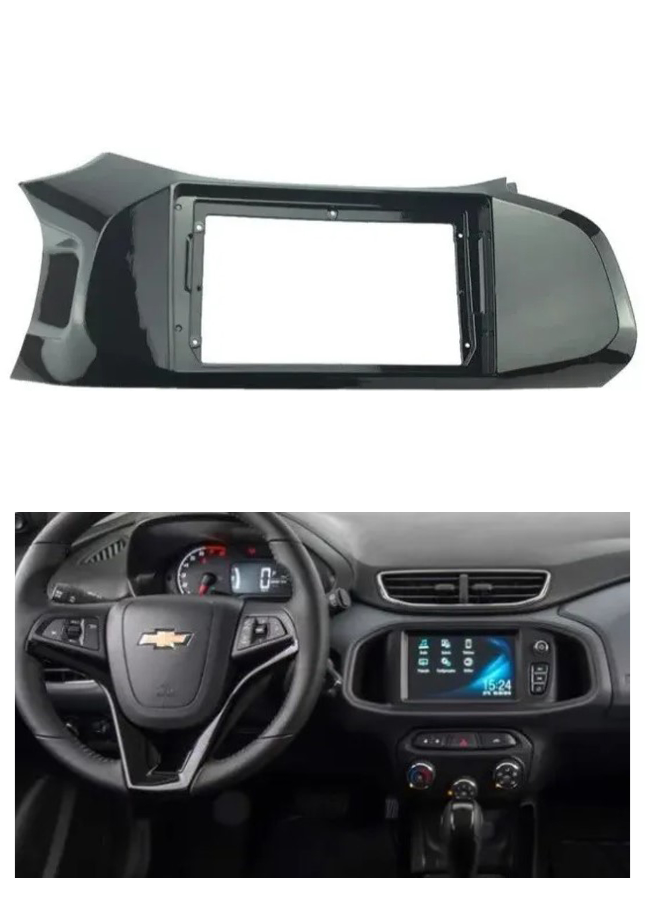 Bisel Adaptador Radio 9 Pulgadas Chevrolet Onix 1