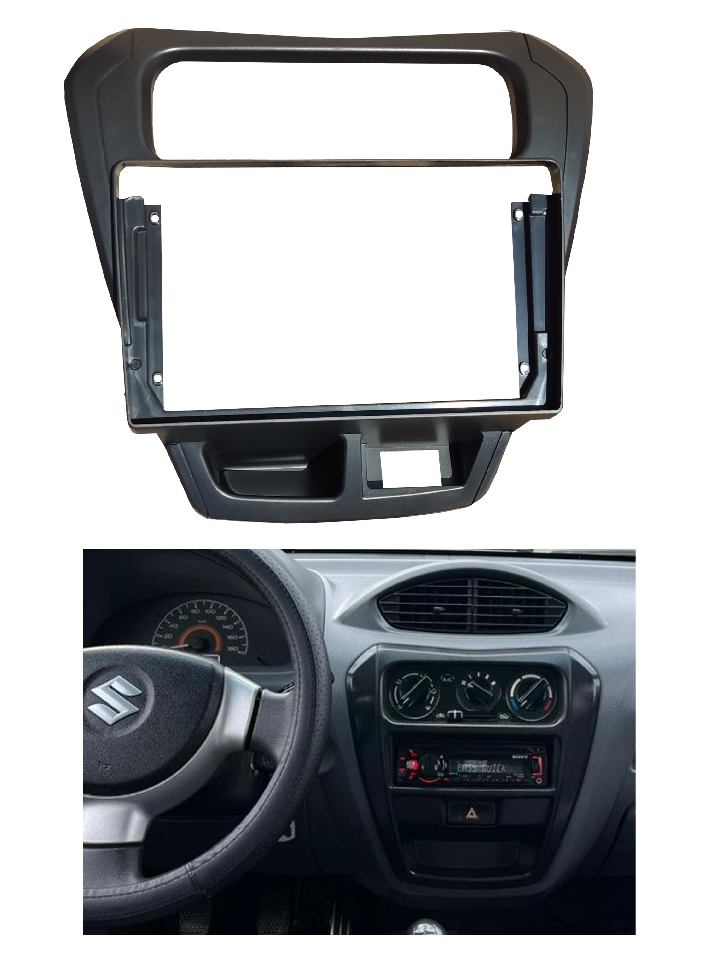 Bisel Adaptador Radio 9 Pulgadas Suzuki Alto 1