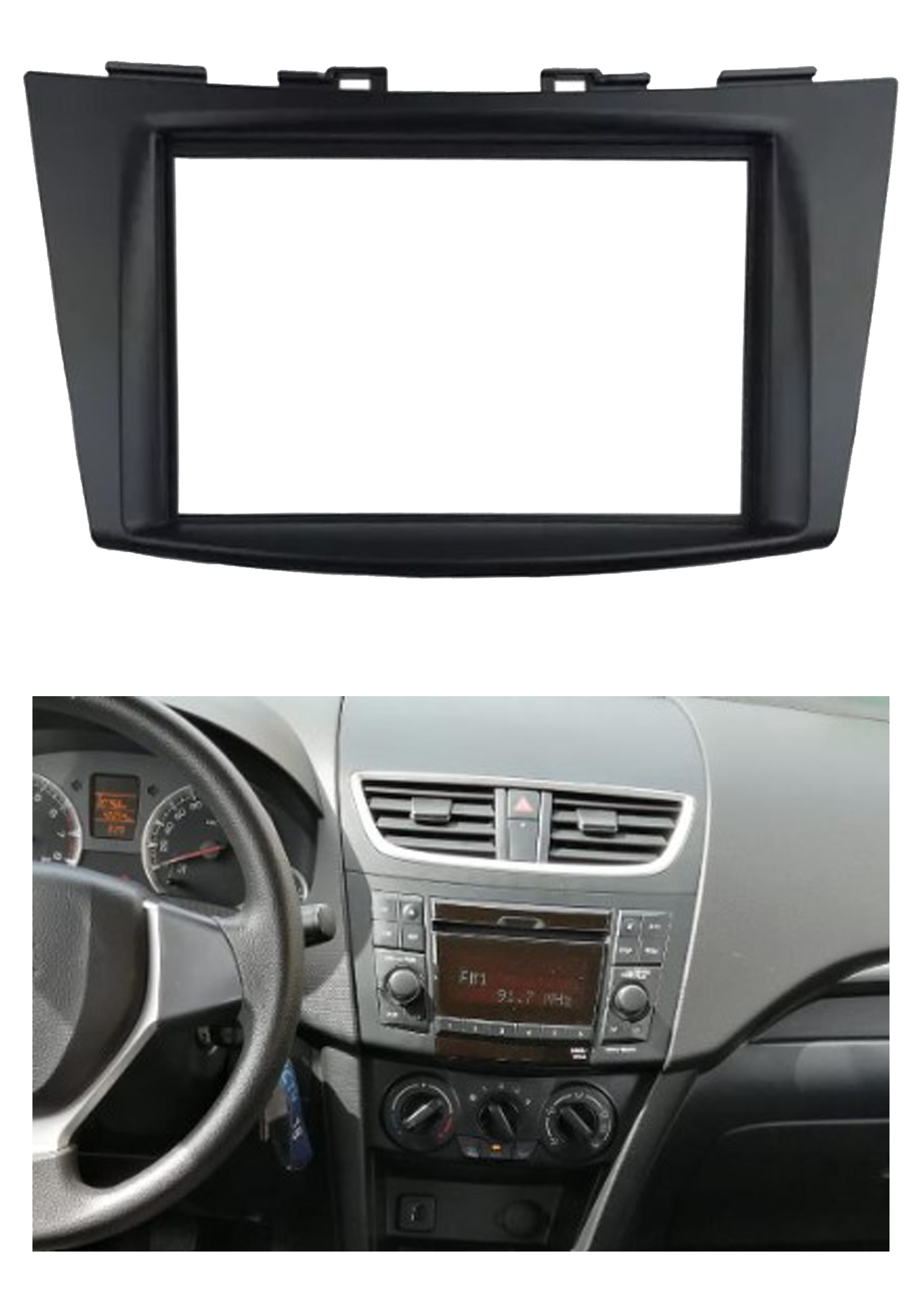 Bisel Adaptador Radio 7 Pulgadas Suzuki Swift Año 2010-2017 1