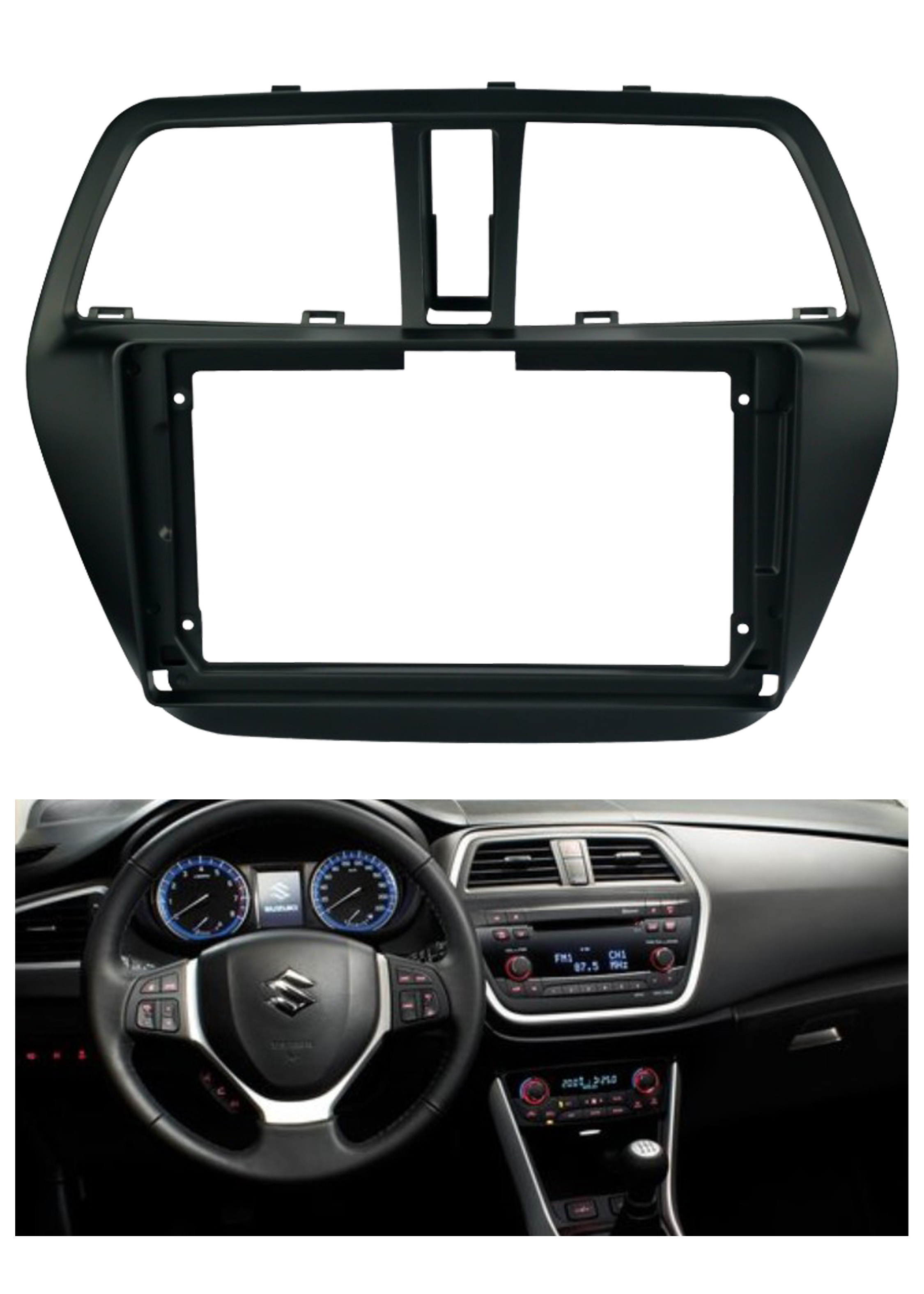 Bisel Adaptador Radio 9 Pulgadas Suzuki Sx4 1