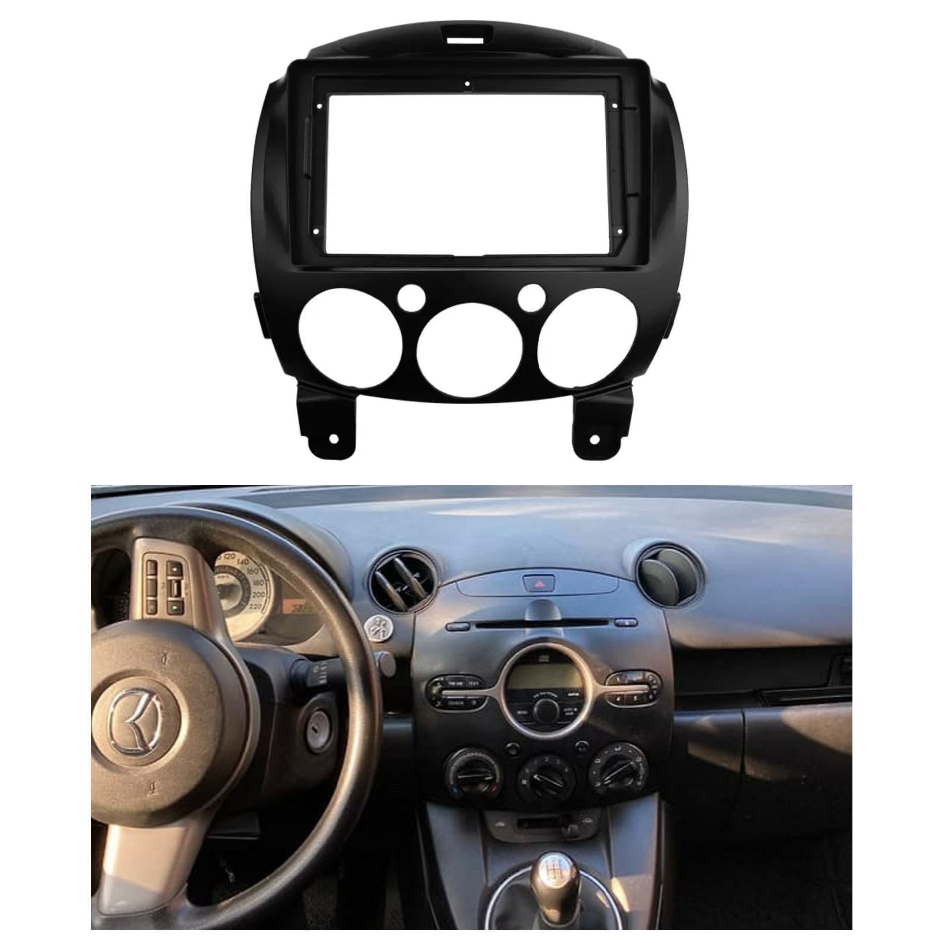 Bisel Adaptador Radio 9 Pulgadas Mazda 2 1