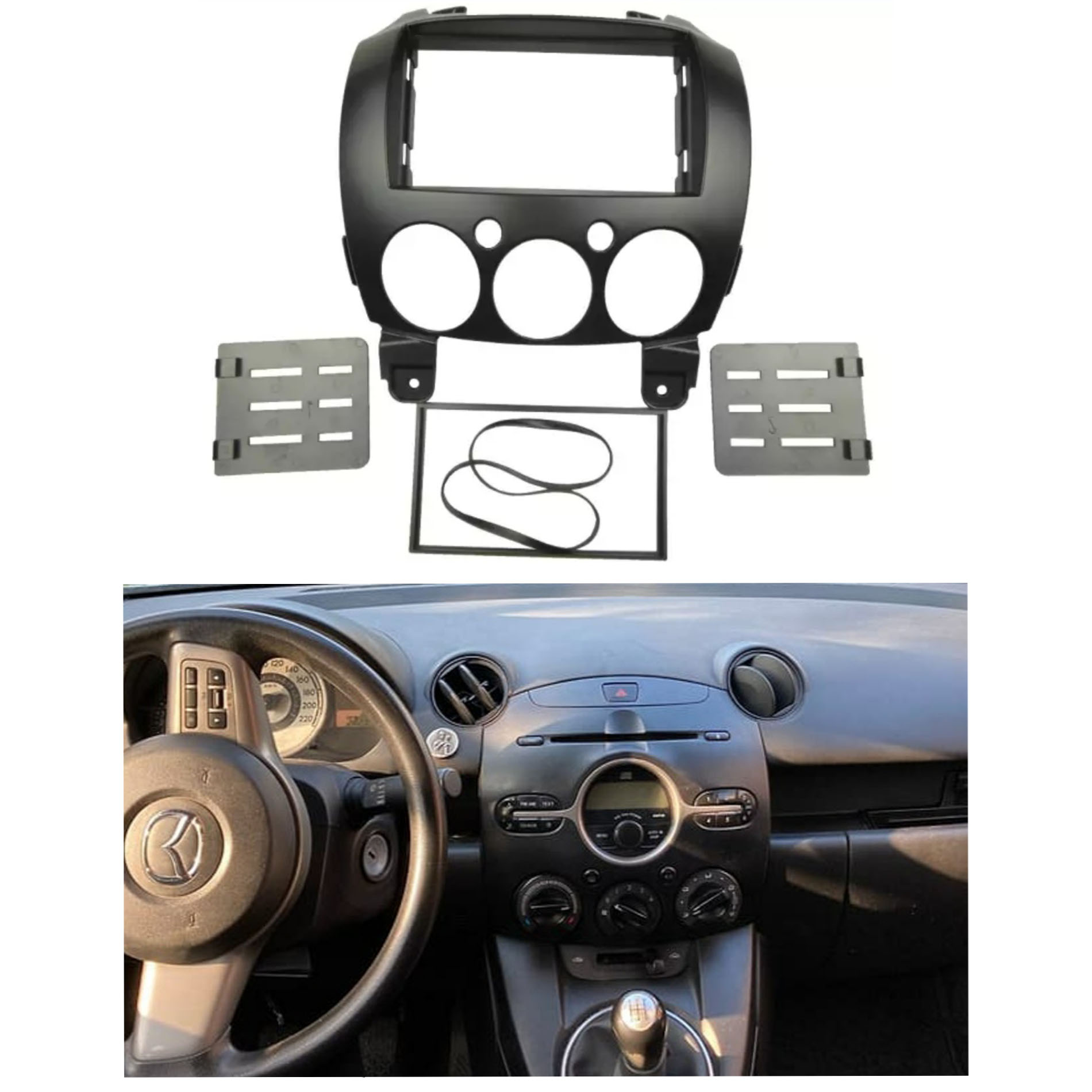 Bisel Adaptador Radio 7 Pulgadas Mazda 2 1