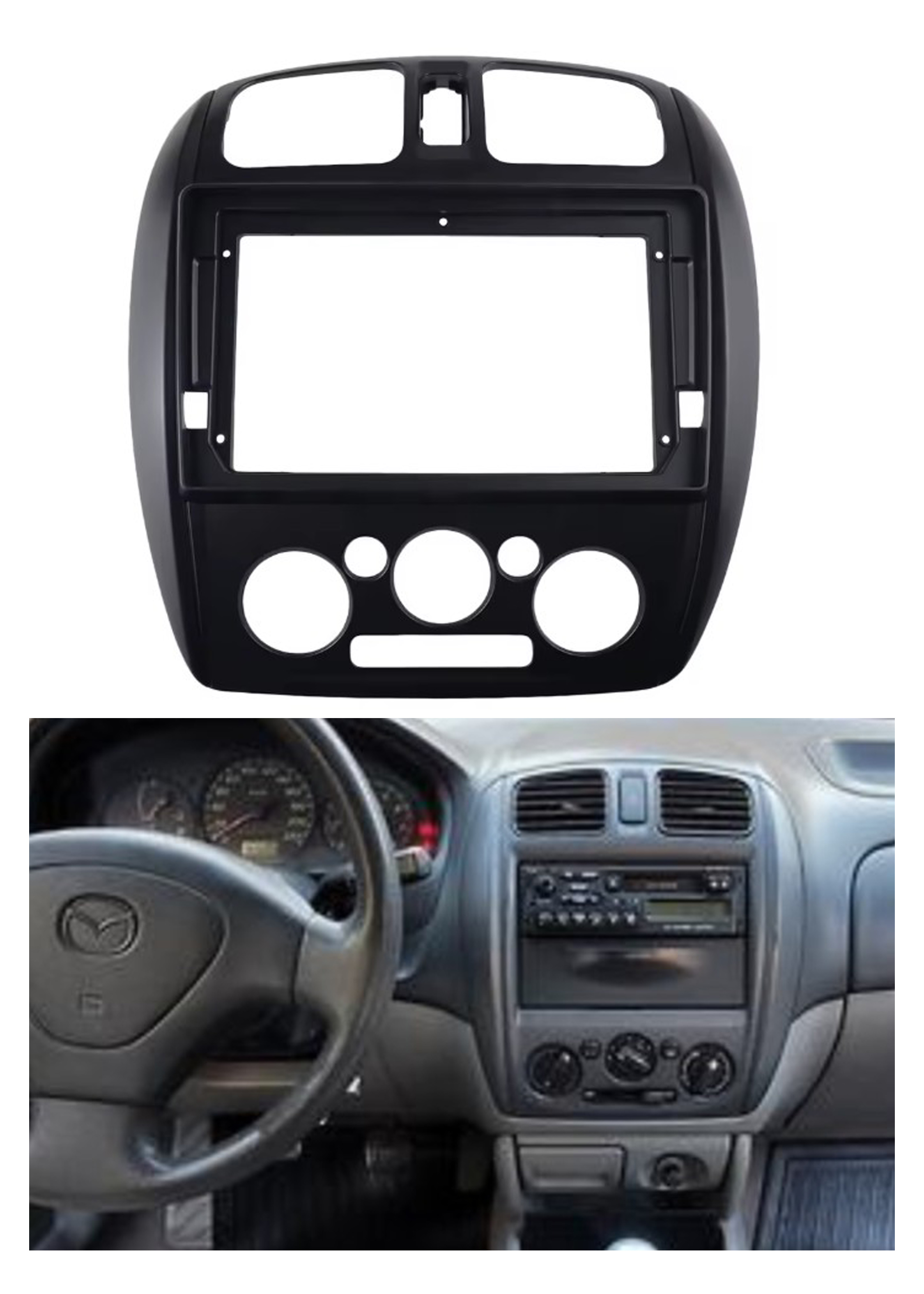 Bisel Adaptador Radio 9 Pulgadas Mazda 323 1