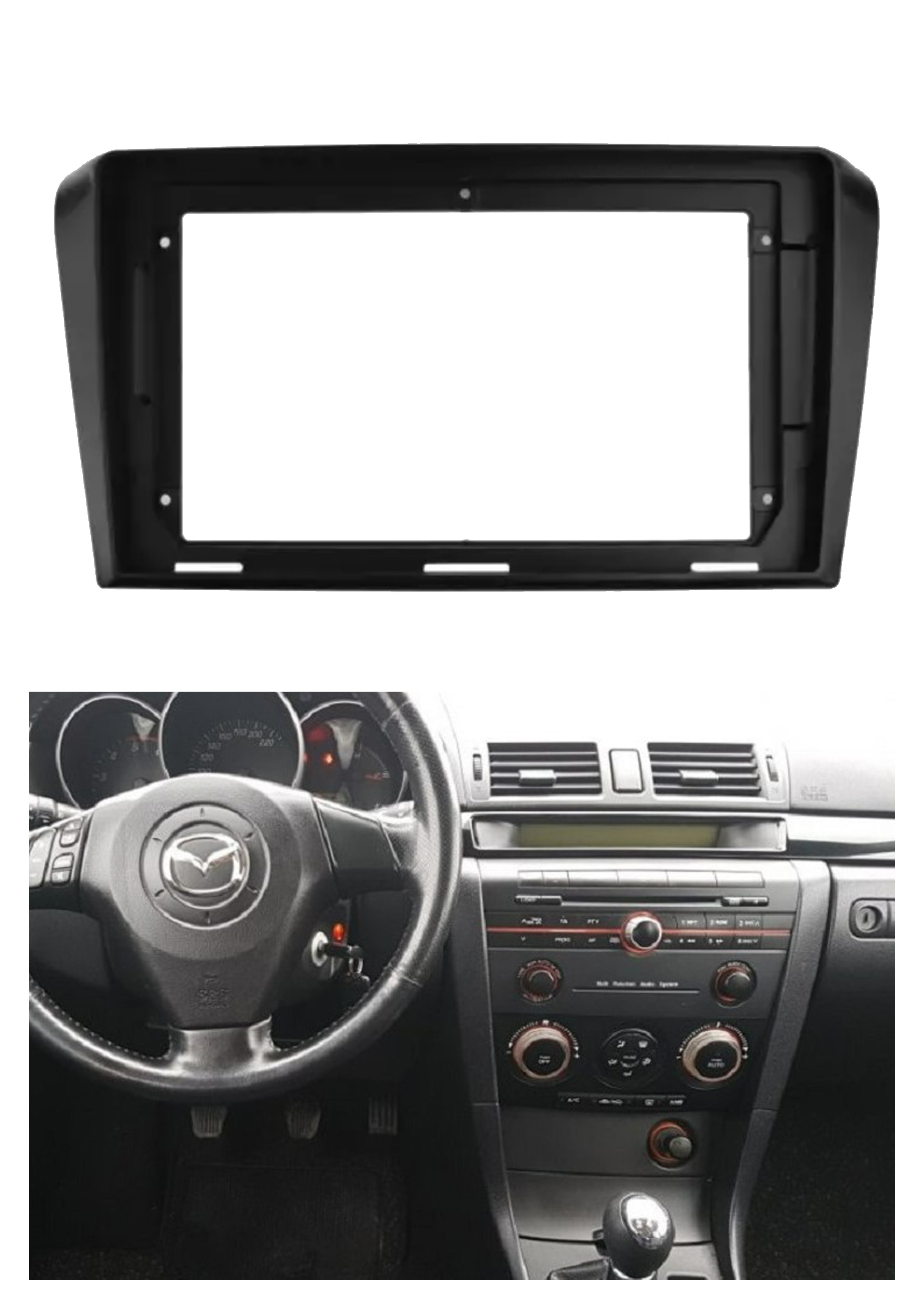 Bisel Adaptador Radio 9 Pulgadas Mazda 3 1