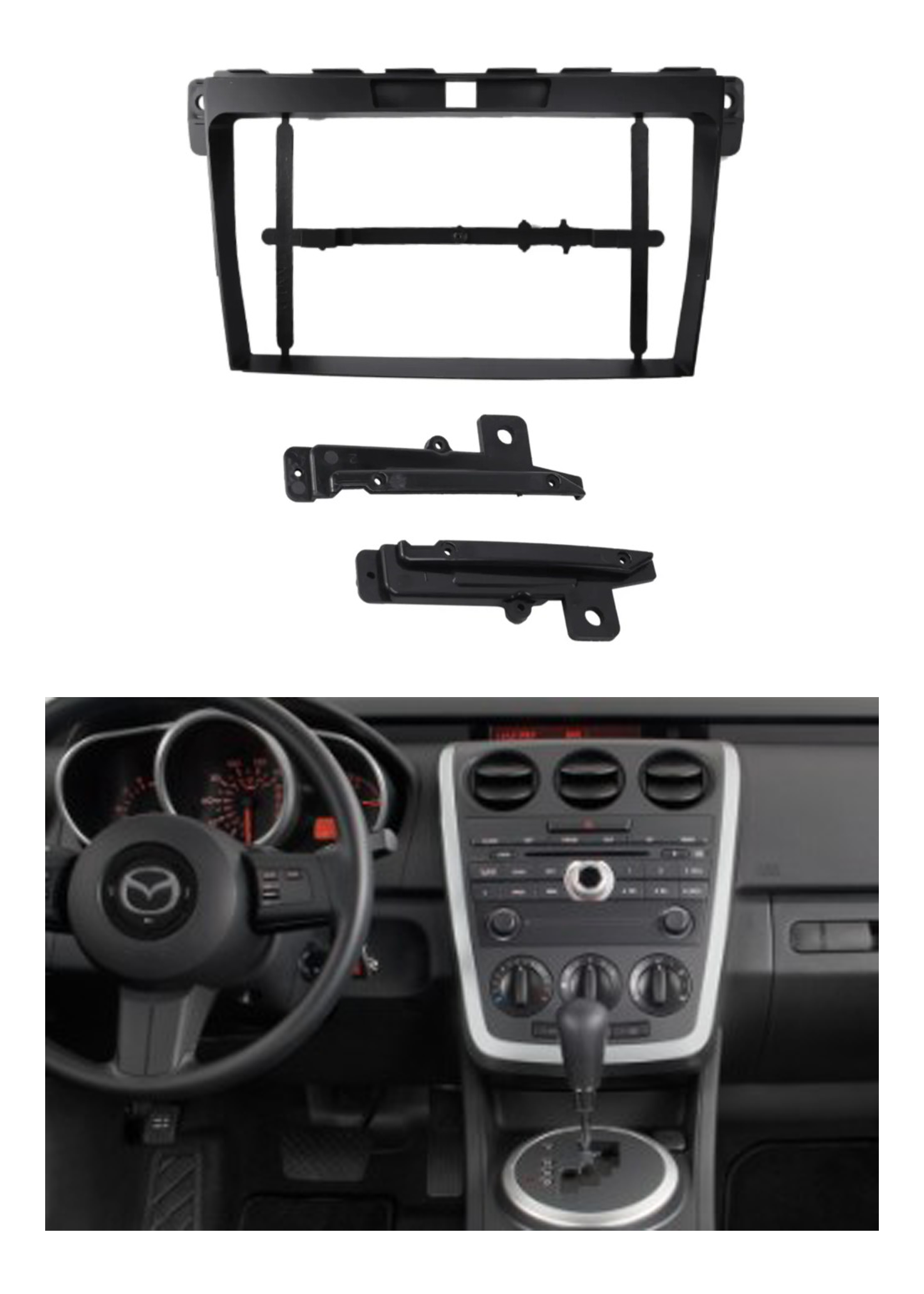 Bisel Adaptador Radio 9 Pulgadas Mazda Cx7 1