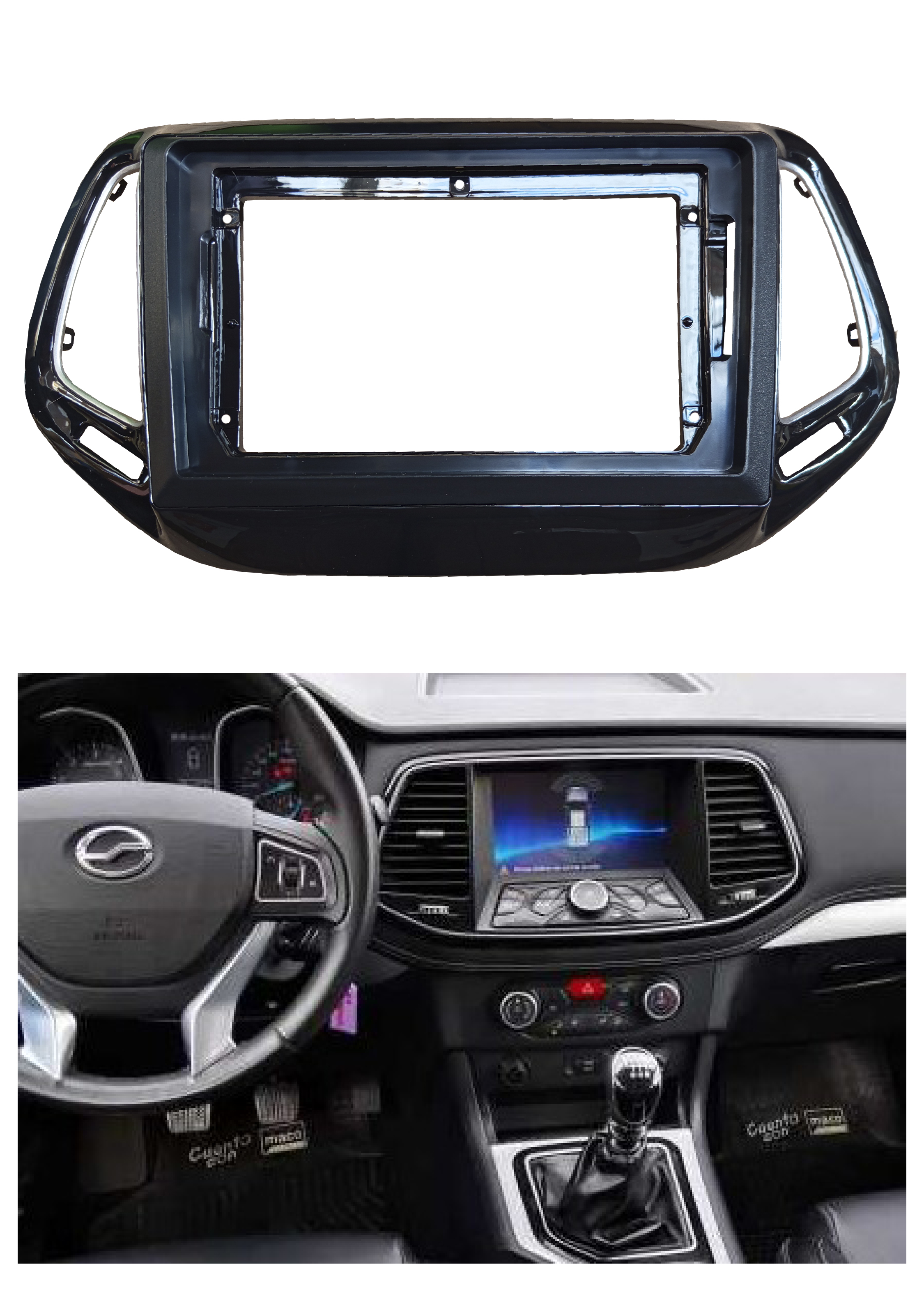 Bisel Adaptador Radio 9 Pulgadas Zxauto Terralord 1