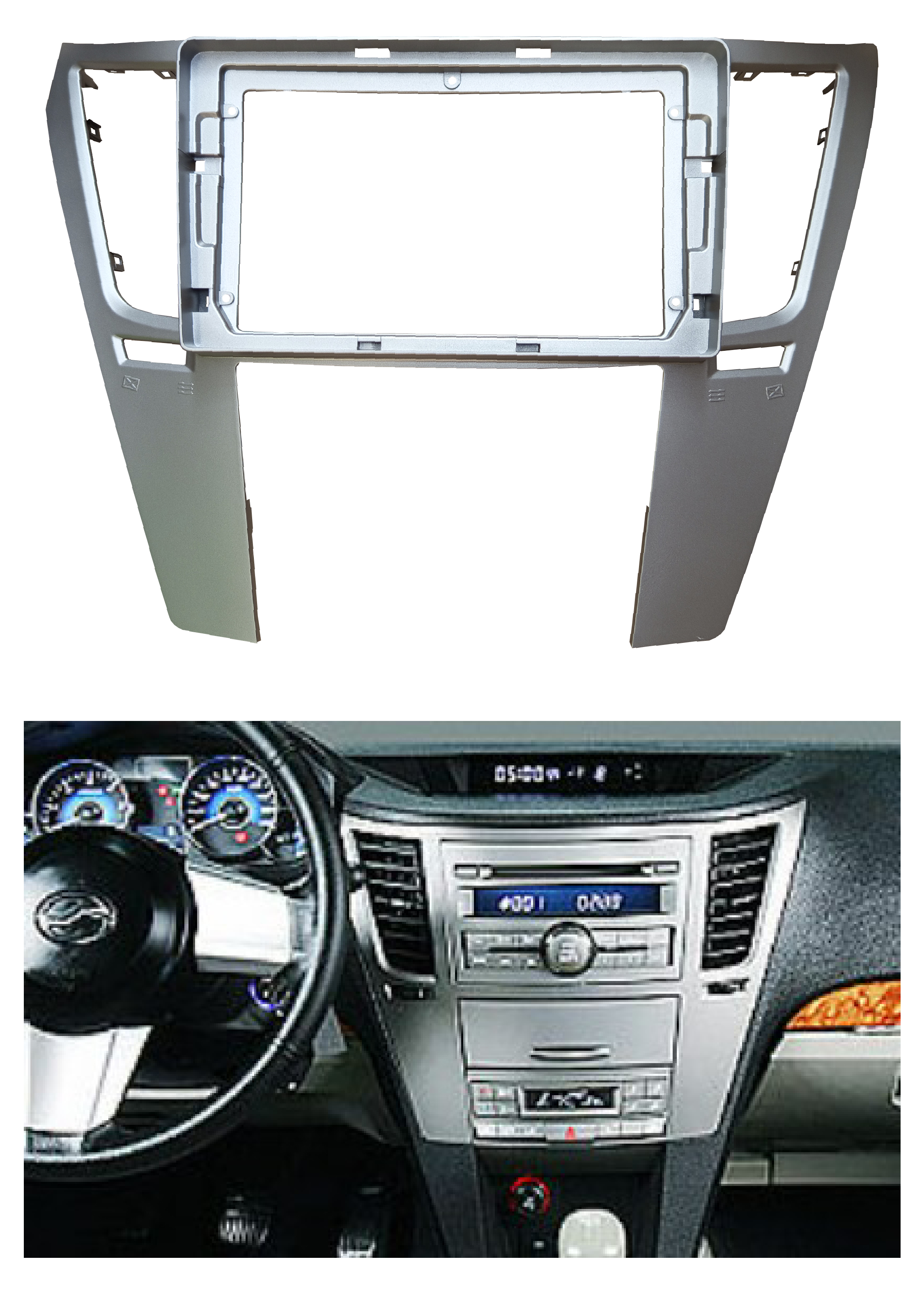 Bisel Adaptador Radio 9 Pulgadas Zxauto Grand Tiger 1