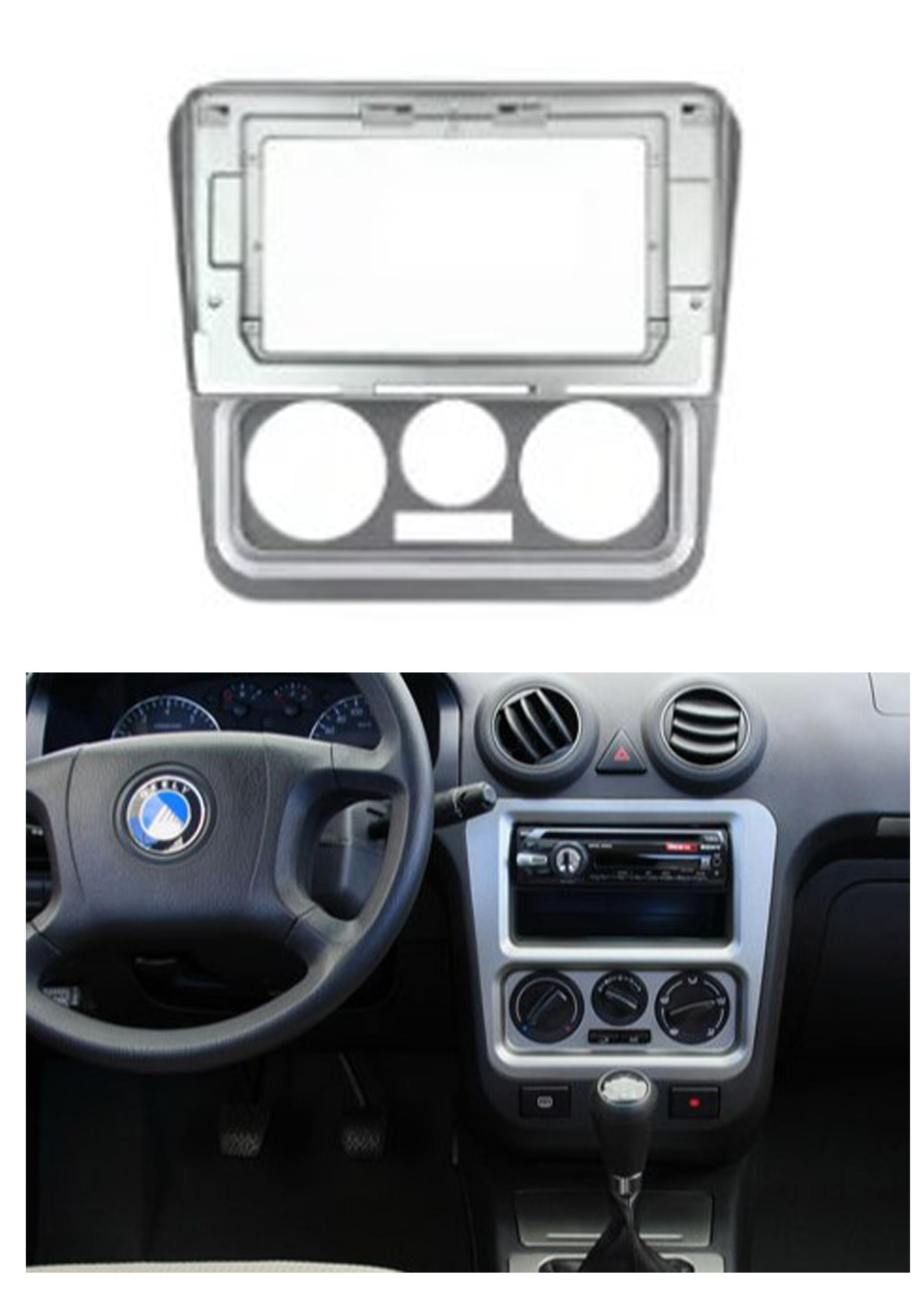 Bisel Adaptador Radio 9 Pulgadas Geely Ck 1