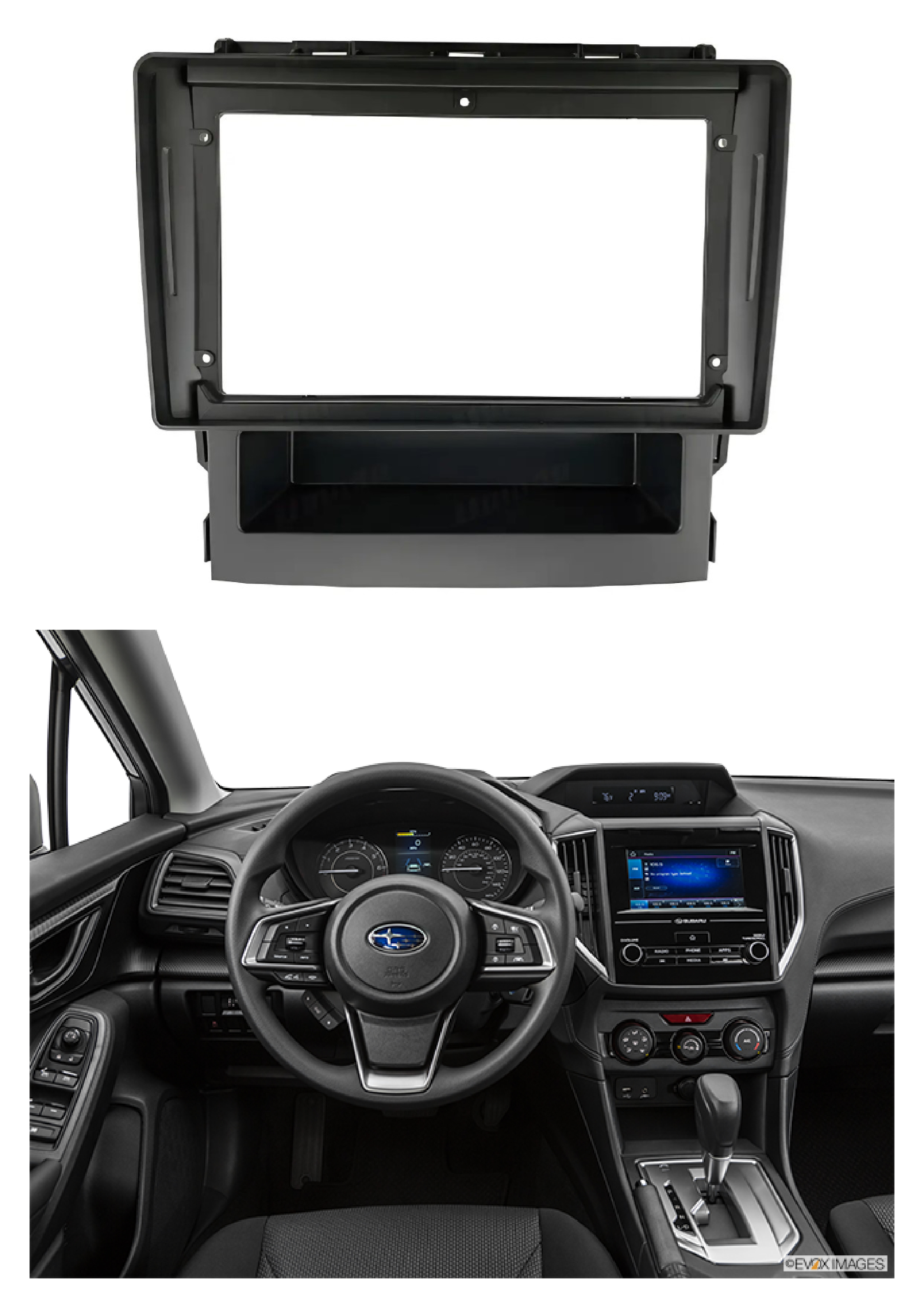 Bisel Adaptador Radio 9 Pulgadas Subaru Impreza Forester 1