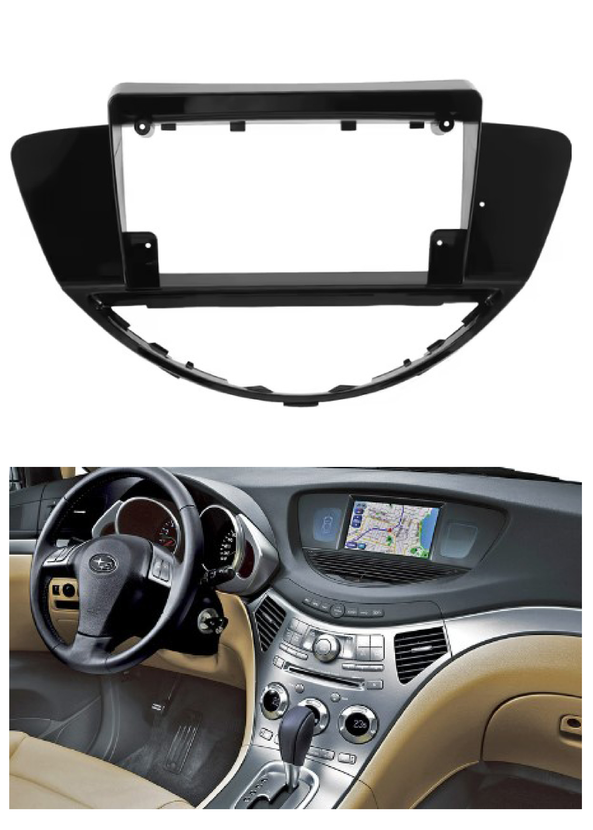 Bisel Adaptador Radio 9 Pulgadas Subaru Tribeca 1