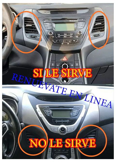 Bisel Adaptador Radio 9 Pulgadas Hyundai Elantra