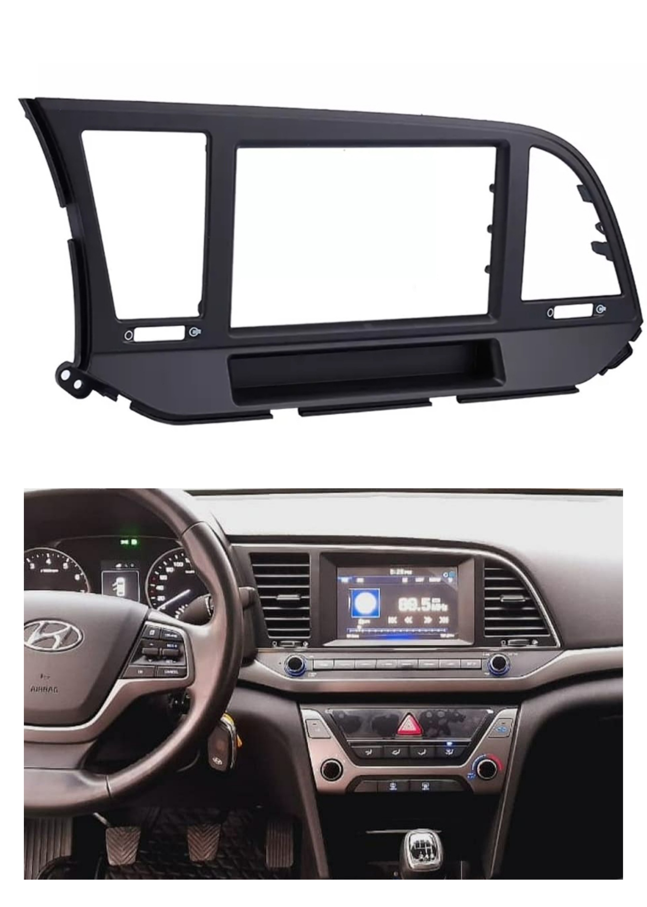 Bisel Adaptador Radio 7 Pulgadas Hyundai Elantra 1