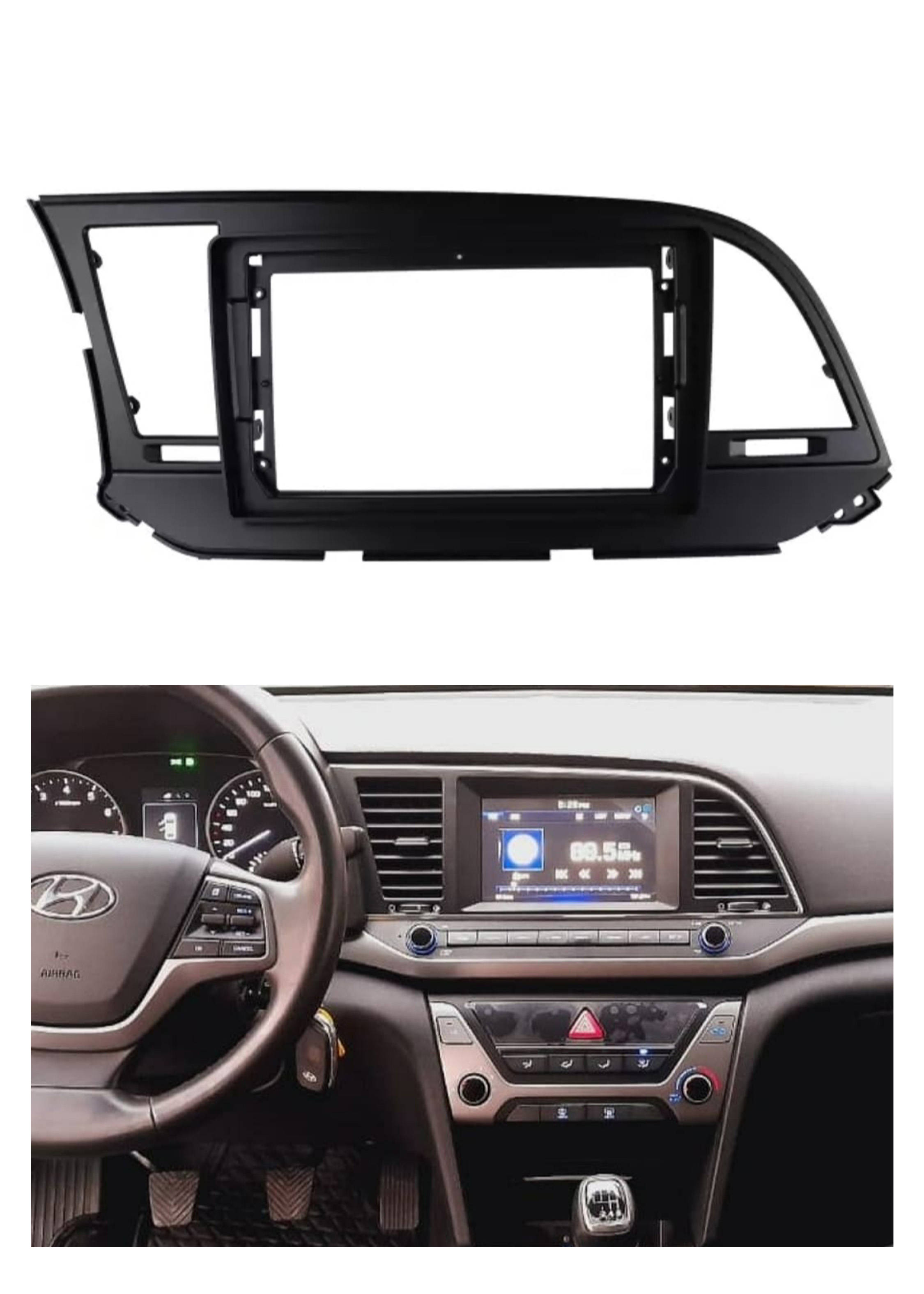 Bisel Adaptador Radio 9 Pulgadas Hyundai Elantra 1