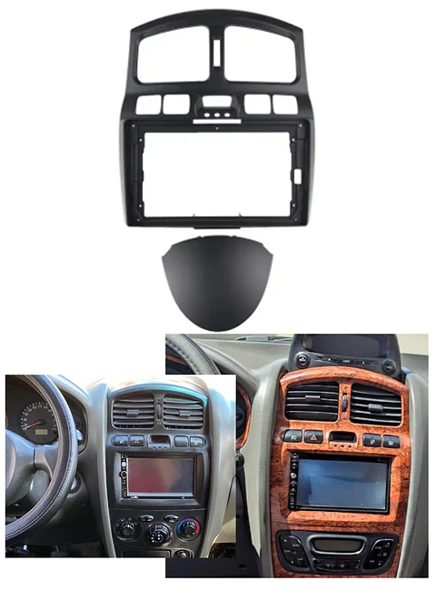Bisel Adaptador Radio 9 Pulgadas Hyundai Santa Fe