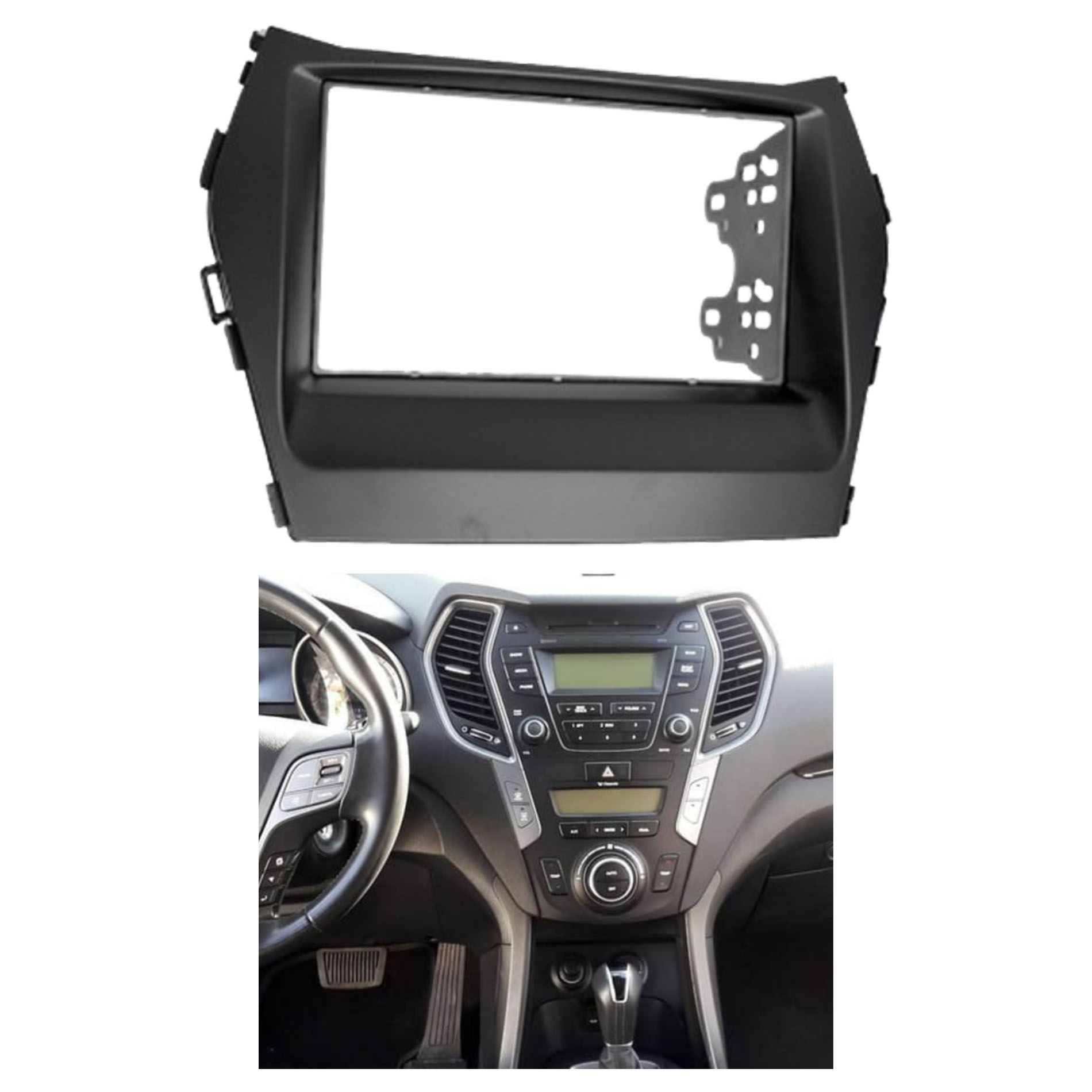 Bisel Adaptador Radio 7 Pulgadas Hyundai Santa Fe 1