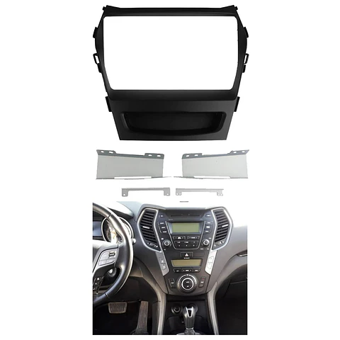 Bisel Adaptador Radio 9 Pulgadas Hyundai Santa Fe