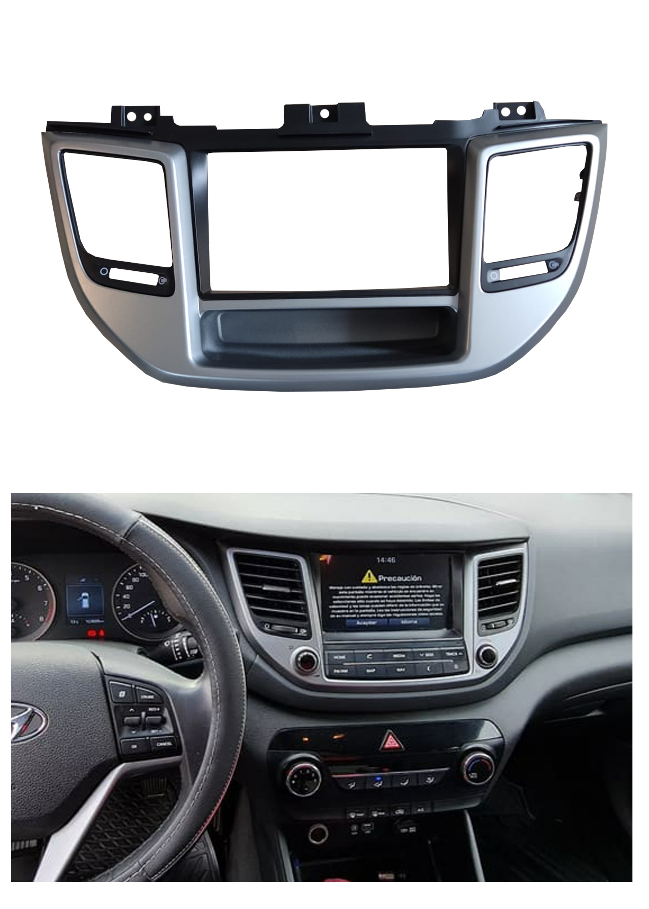 Bisel Adaptador Radio 7 Pulgadas Hyundai Tucson 1