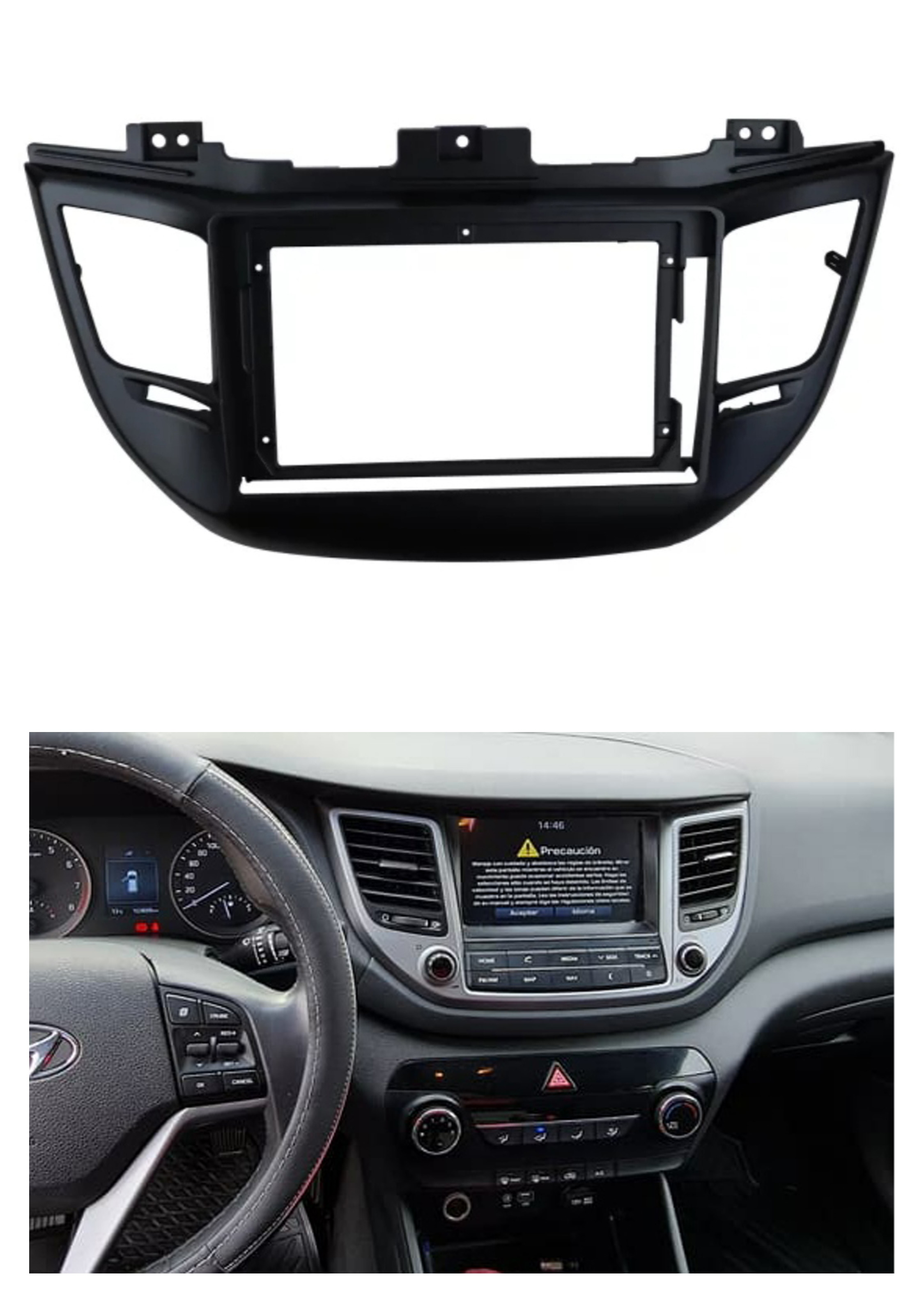 Bisel Adaptador Radio 9 Pulgadas Hyundai Tucson 1