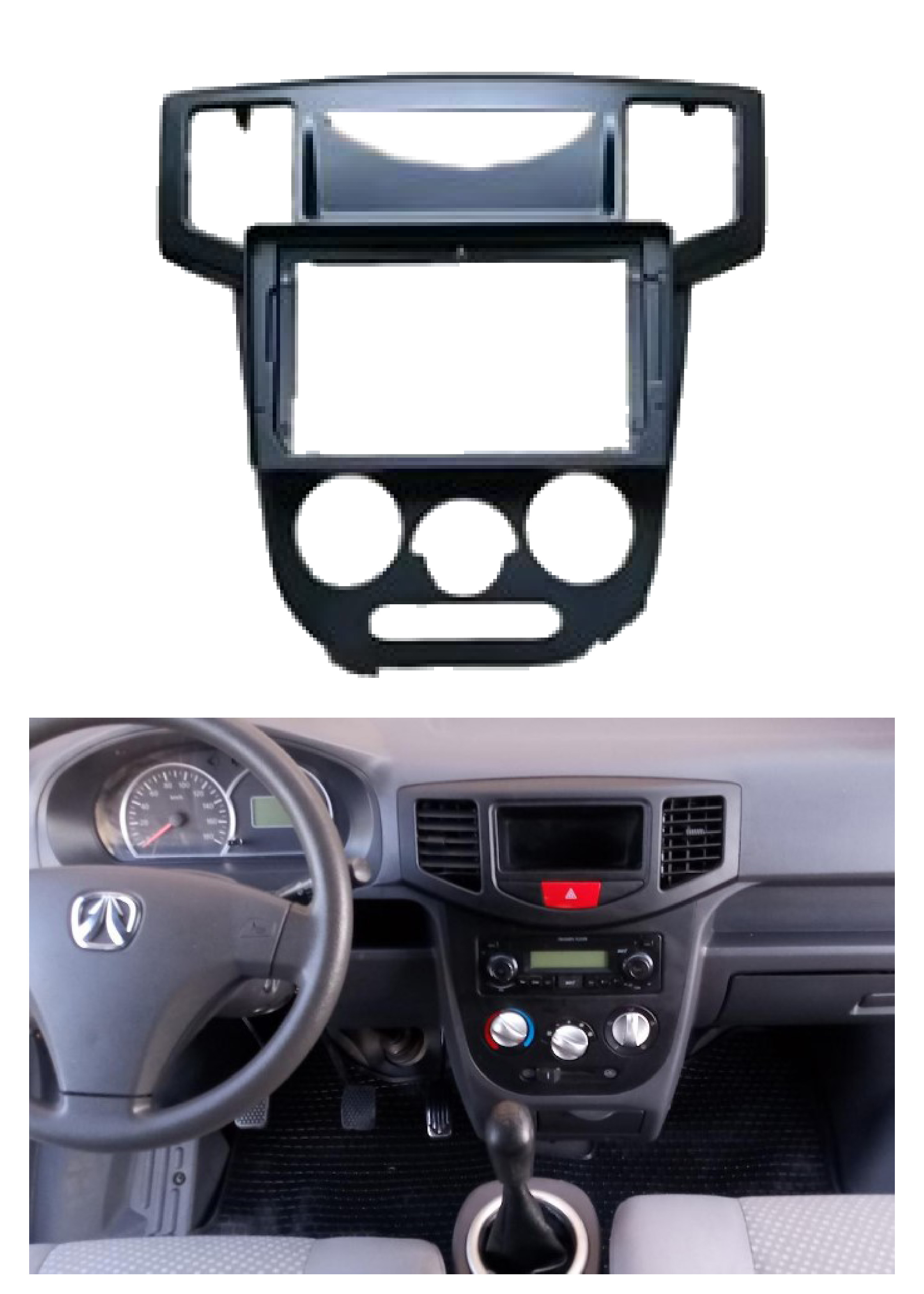 isel Adaptador Radio 9 Pulgadas Baic Cargo Van 1