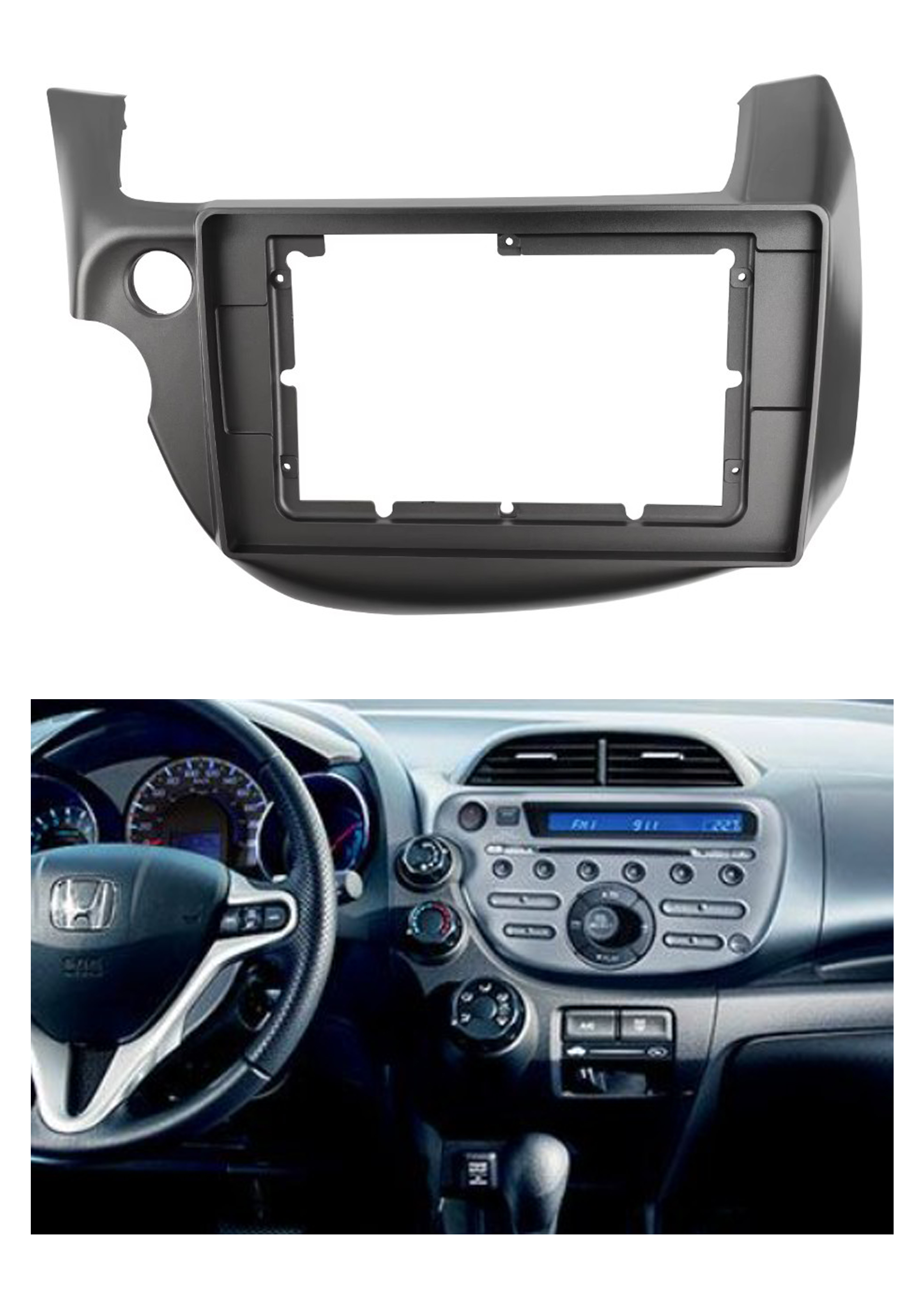 Bisel Adaptador Radio 9 Pulgadas Honda Fit 1