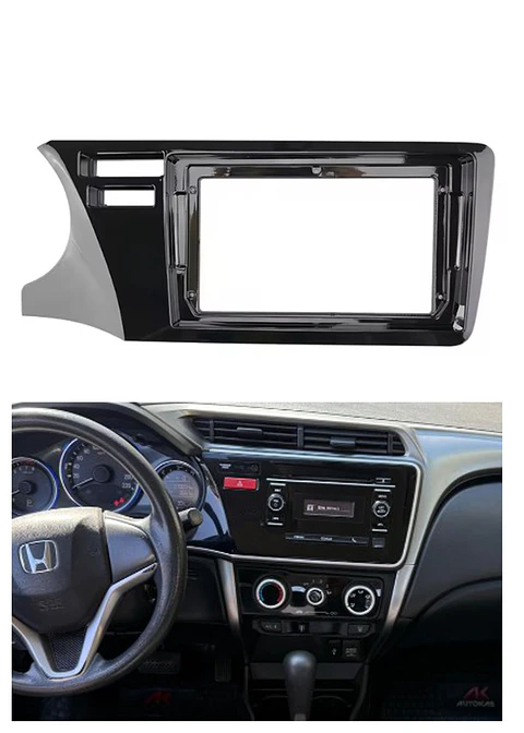Bisel Adaptador Radio 9 Pulgadas Honda City 2 Hoyos Hazard