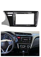 Bisel Adaptador Radio 9 Pulgadas Honda City 2 Hoyos Hazard - Miniatura 1