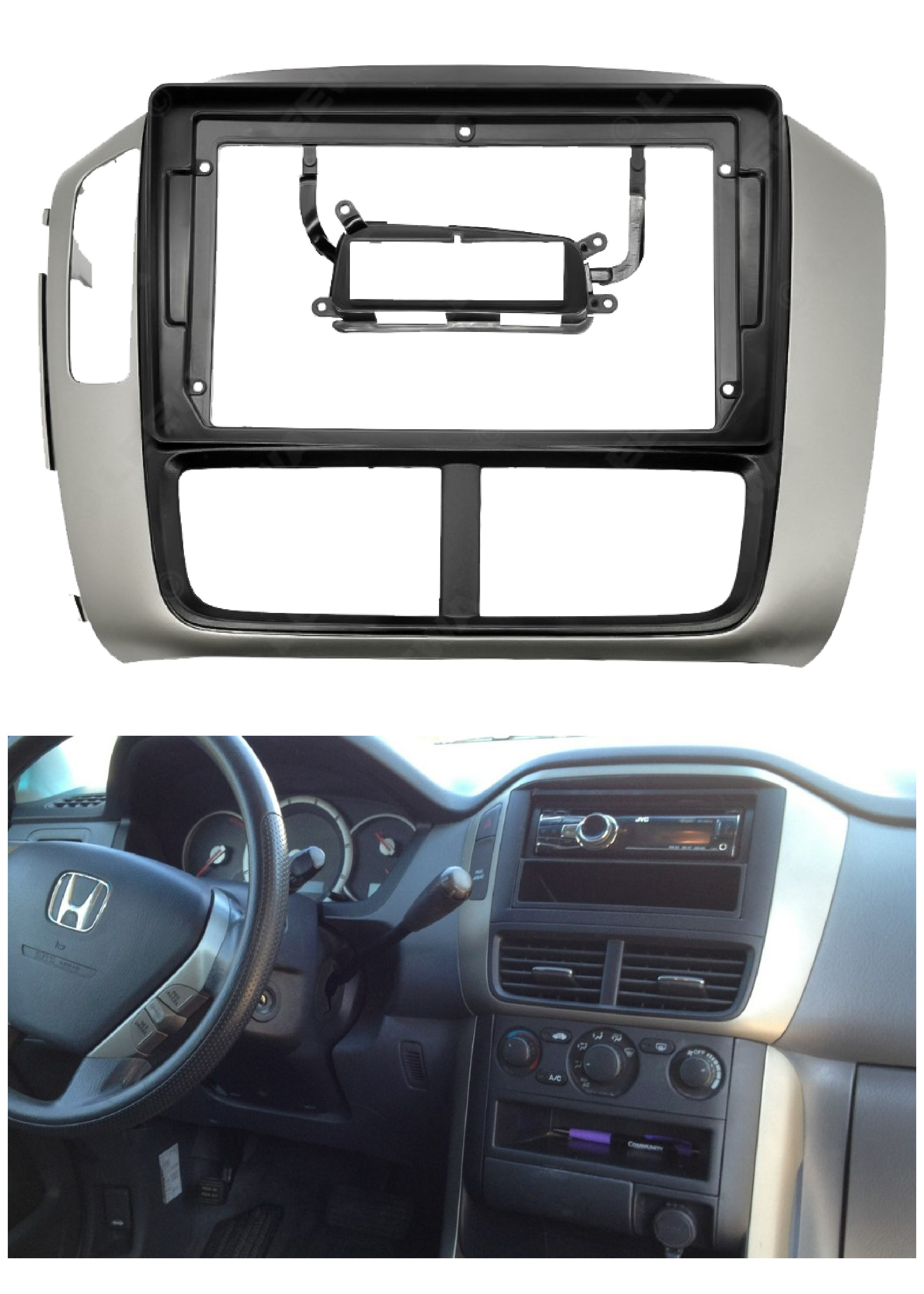 Bisel Adaptador Radio 9 Pulgadas Honda Pilot 1