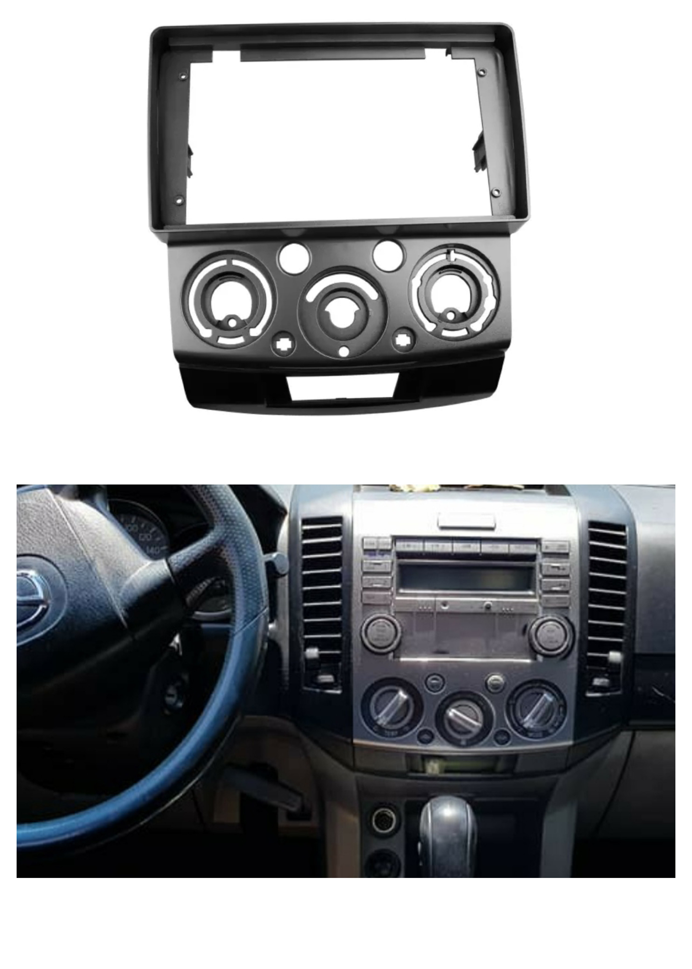 Bisel Adaptador Radio 9 Pulgadas Mazda Bt50 / Ford Ranger 1