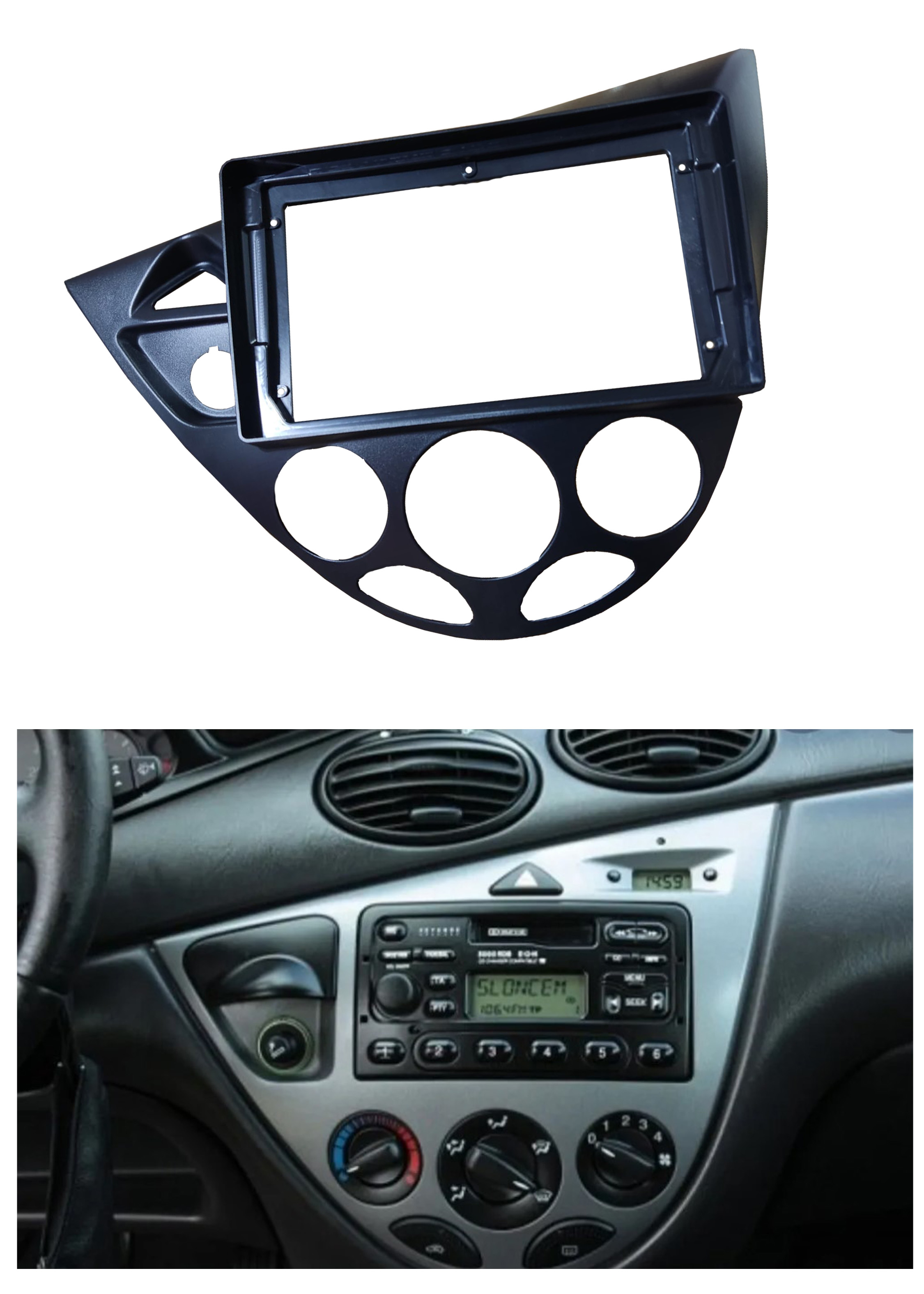 Bisel Adaptador Radio 9 Pulgadas Ford Focus 1