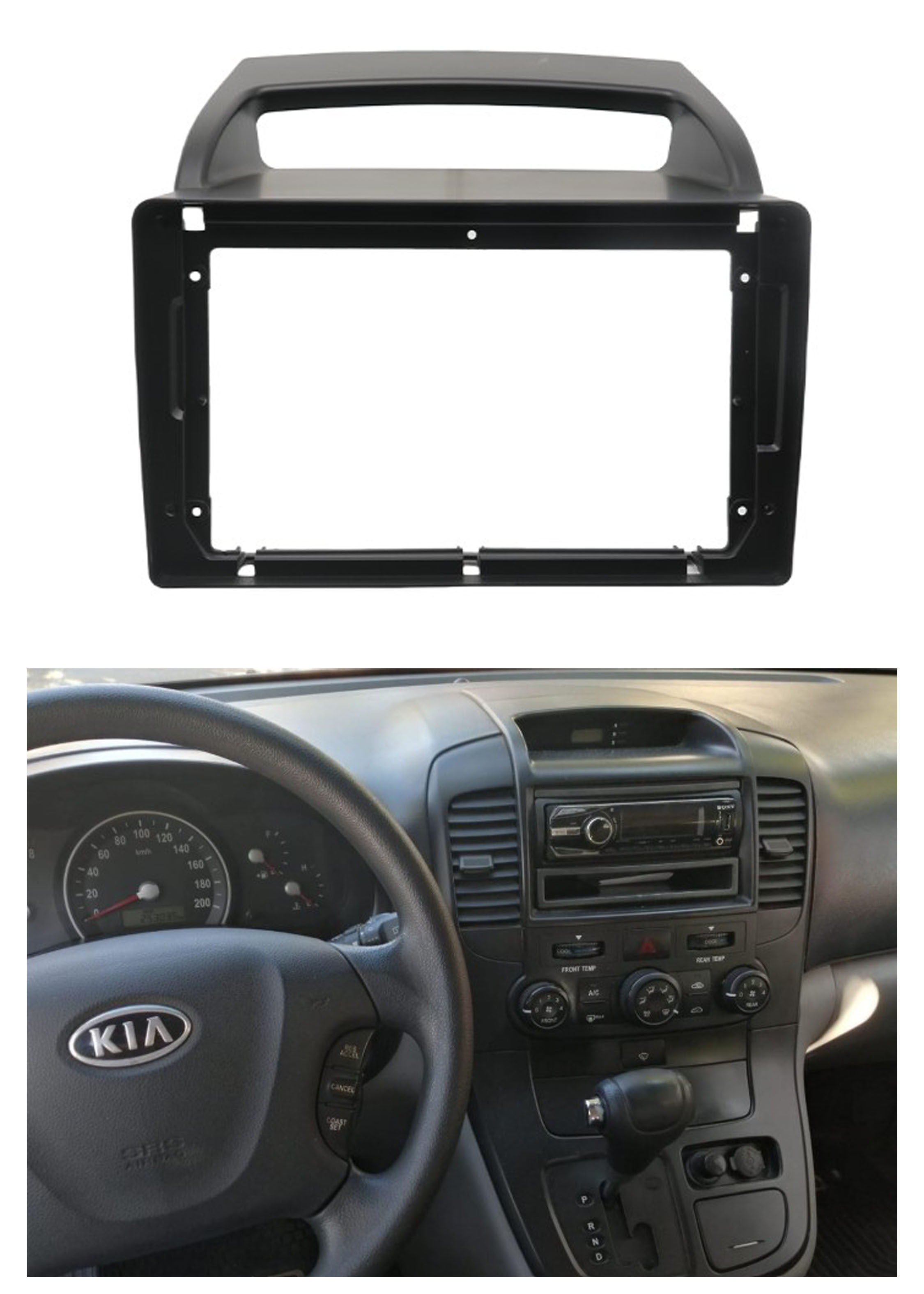 Bisel Adaptador Radio 9 Pulgadas Kia Carnival 1