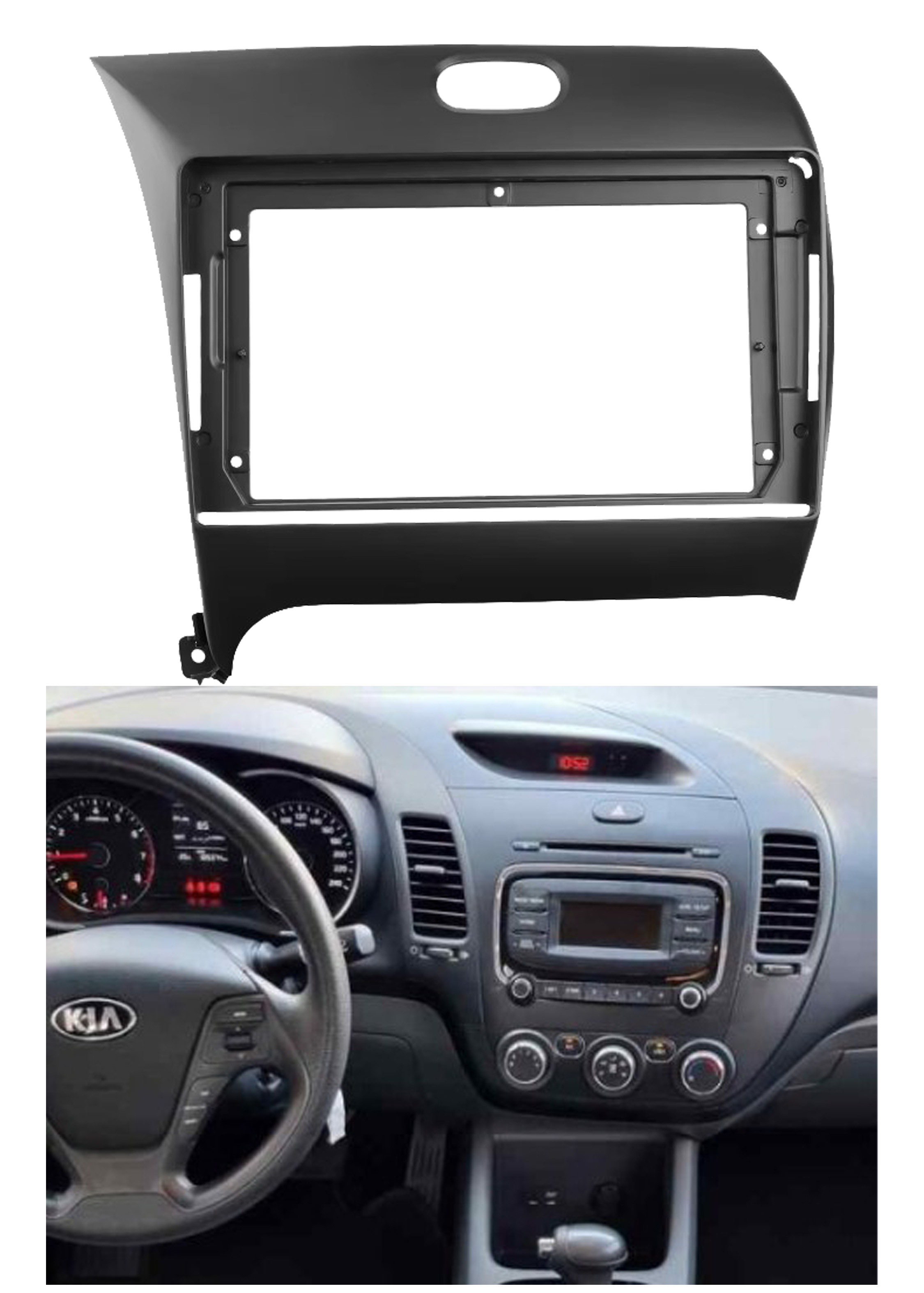 Bisel Adaptador Radio 9 Pulgadas Kia Cerato 1