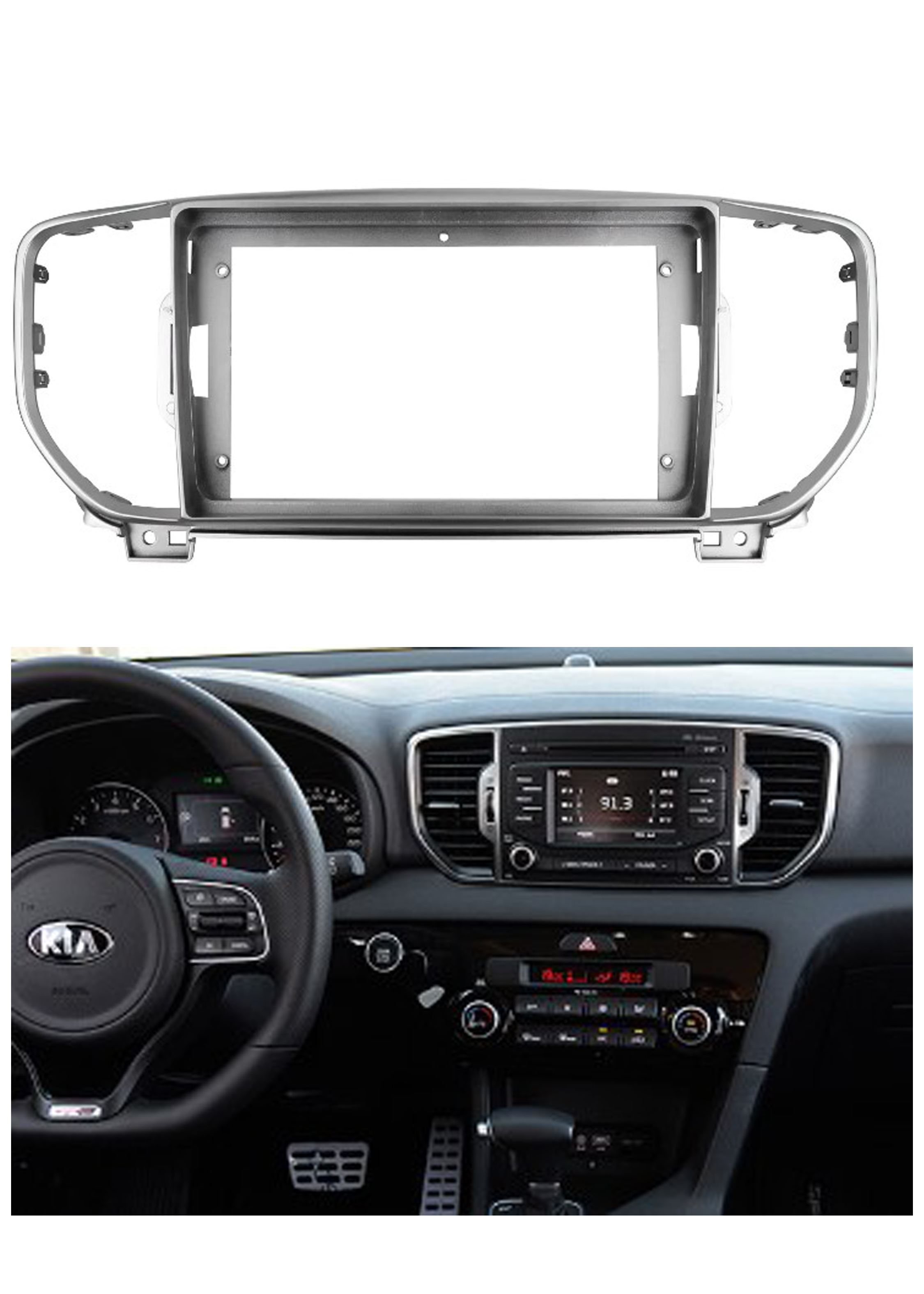 Bisel Adaptador Radio 9 Pulgadas Kia Sportage 1