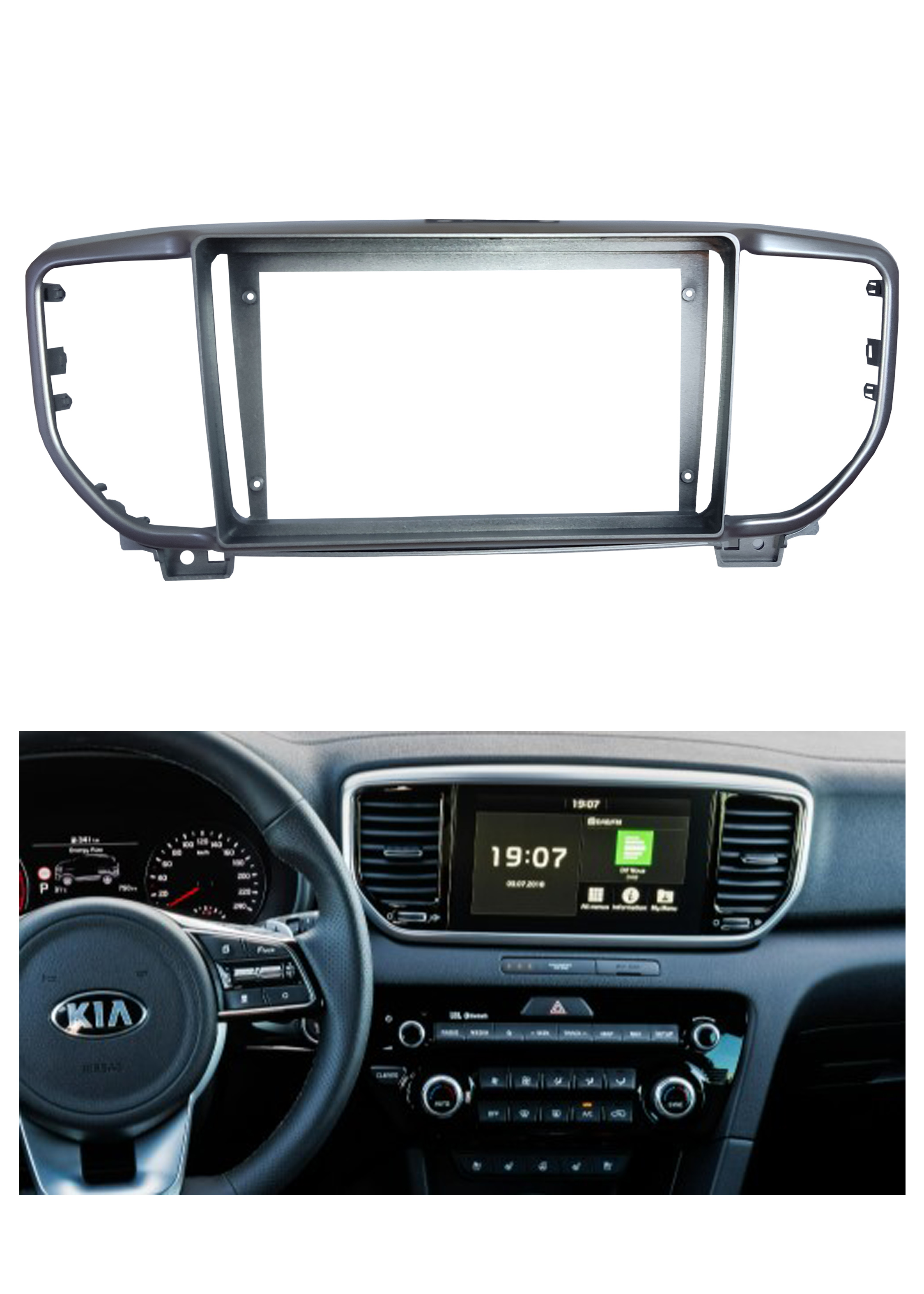 Bisel Adaptador Radio 9 Pulgadas Kia Sportage 1