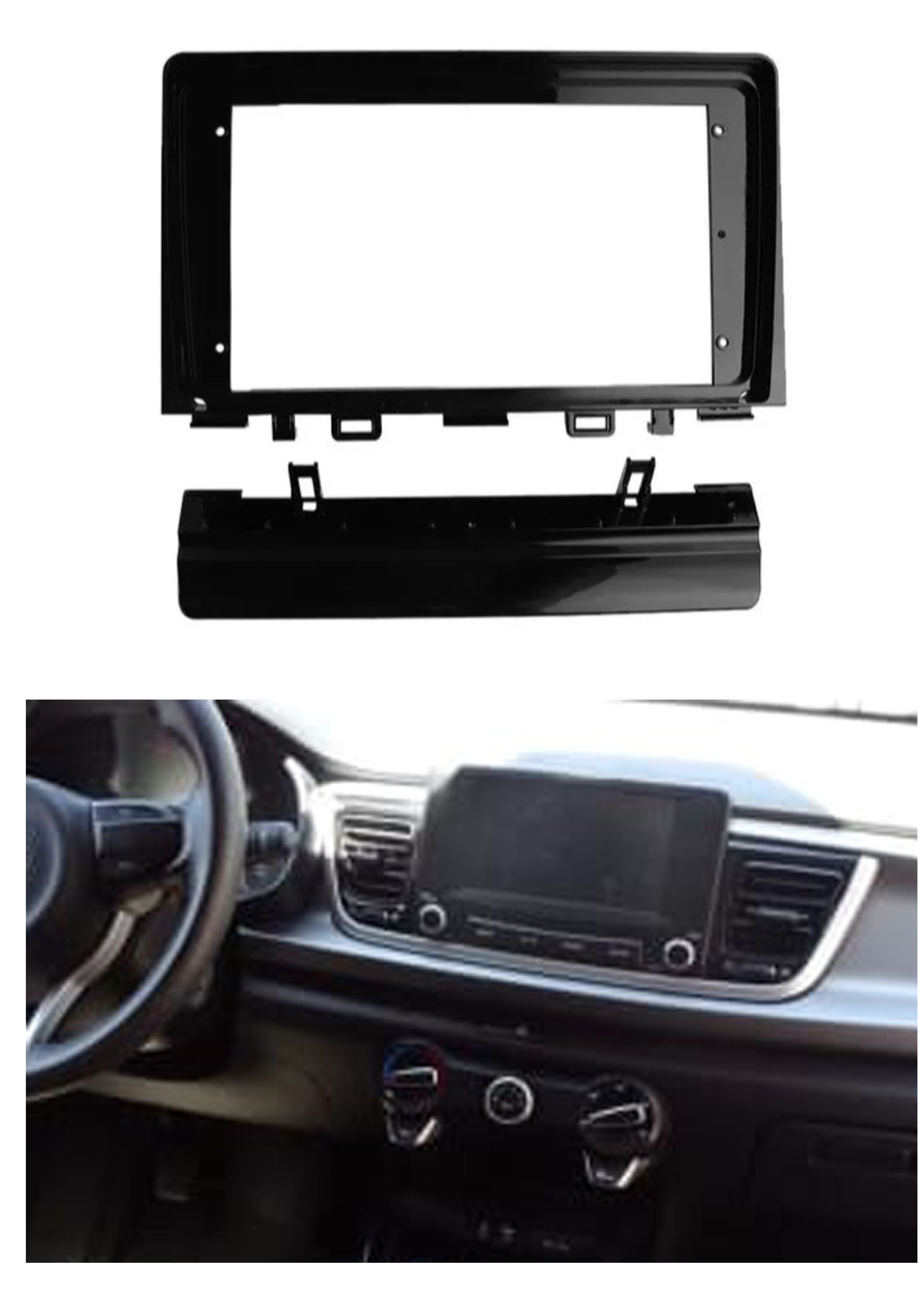 Bisel Adaptador Radio 9 Pulgadas Kia Rio 1