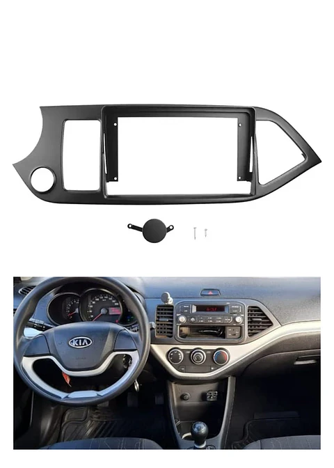 Bisel Adaptador Radio 9 Pulgadas Kia Morning