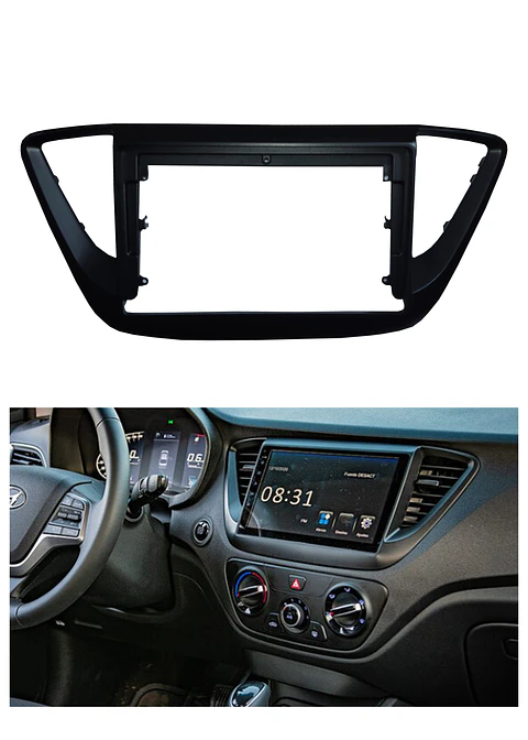 Bisel Adaptador Radio 9 Pulgadas Hyundai Accent