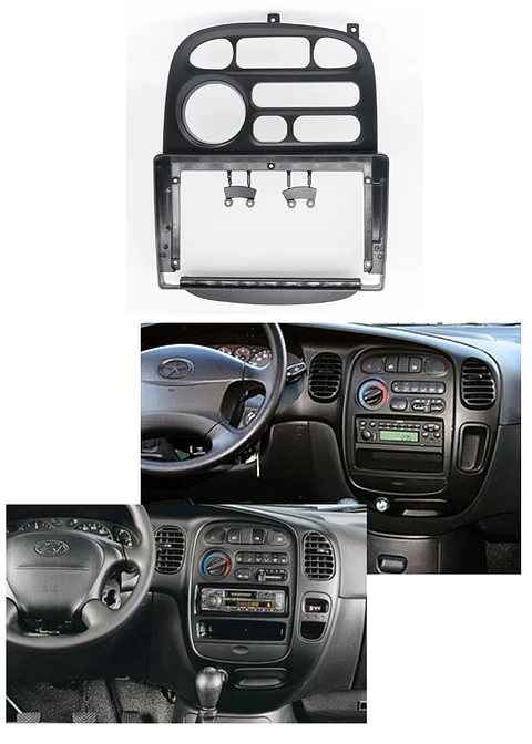 Bisel Adaptador Radio 9 Pulgadas Hyundai H1 / jac Refine