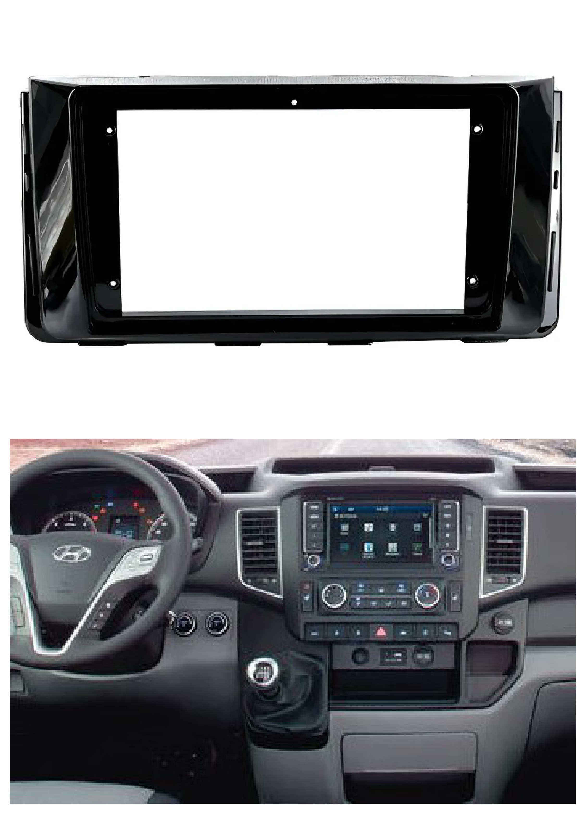 Bisel Adaptador Radio 9 Pulgadas Hyundai H350 Solati 1