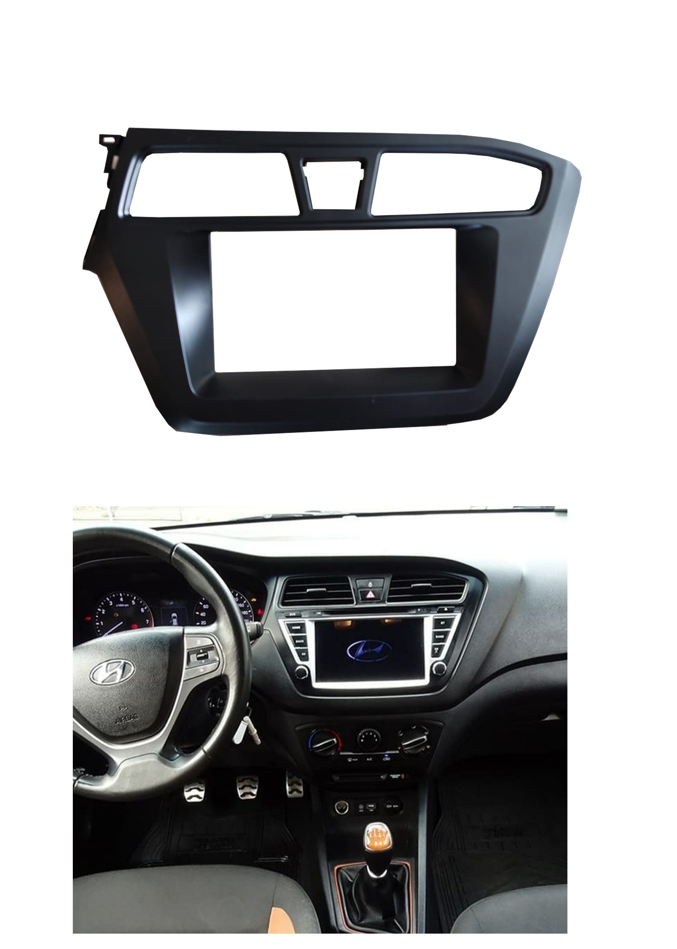 Bisel Adaptador Radio 7 Pulgadas Hyundai I20 1