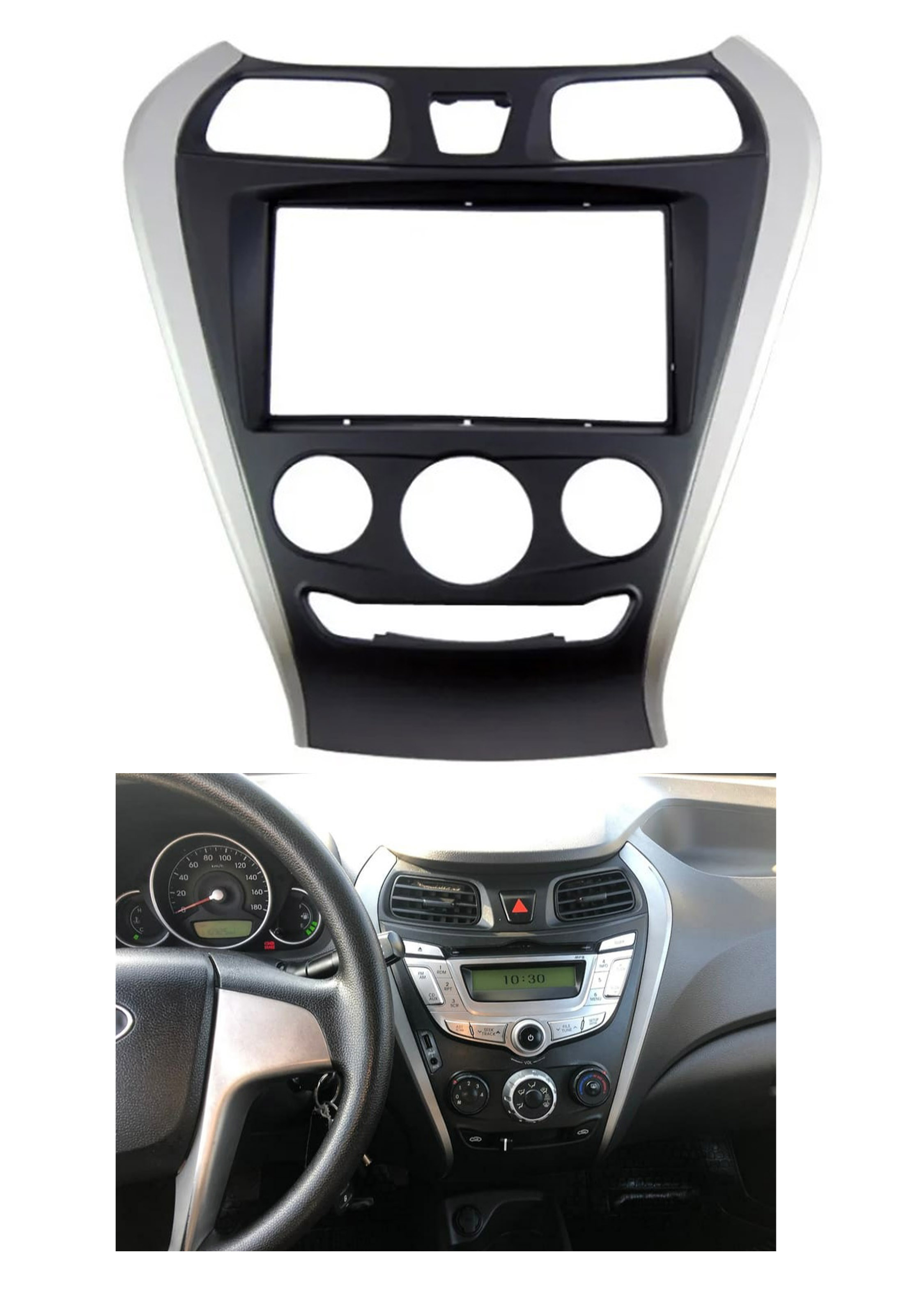 Bisel Adaptador Radio 7 Pulgadas Hyundai Eon 1