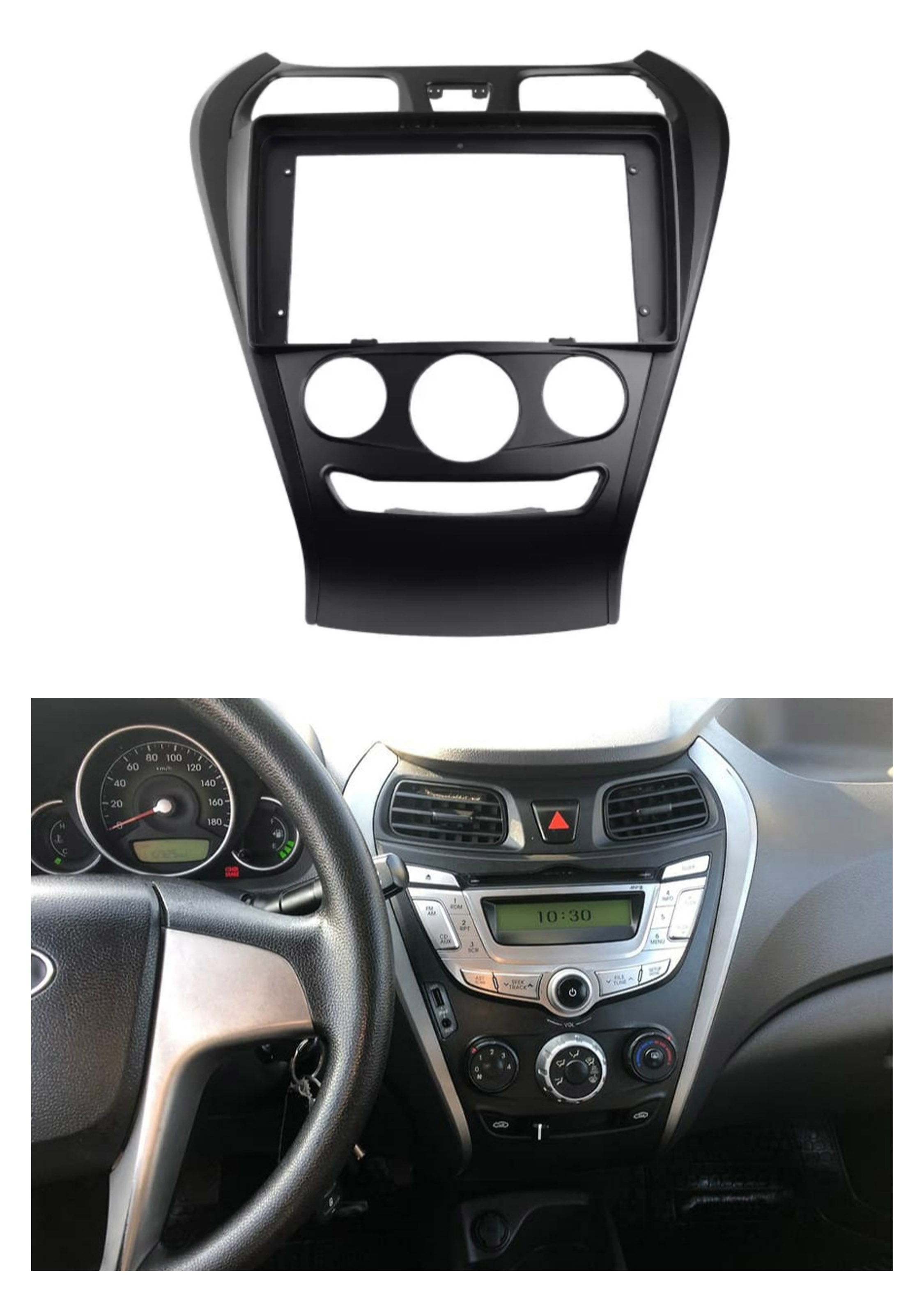 Bisel Adaptador Radio 9 Pulgadas Hyundai Eon 1