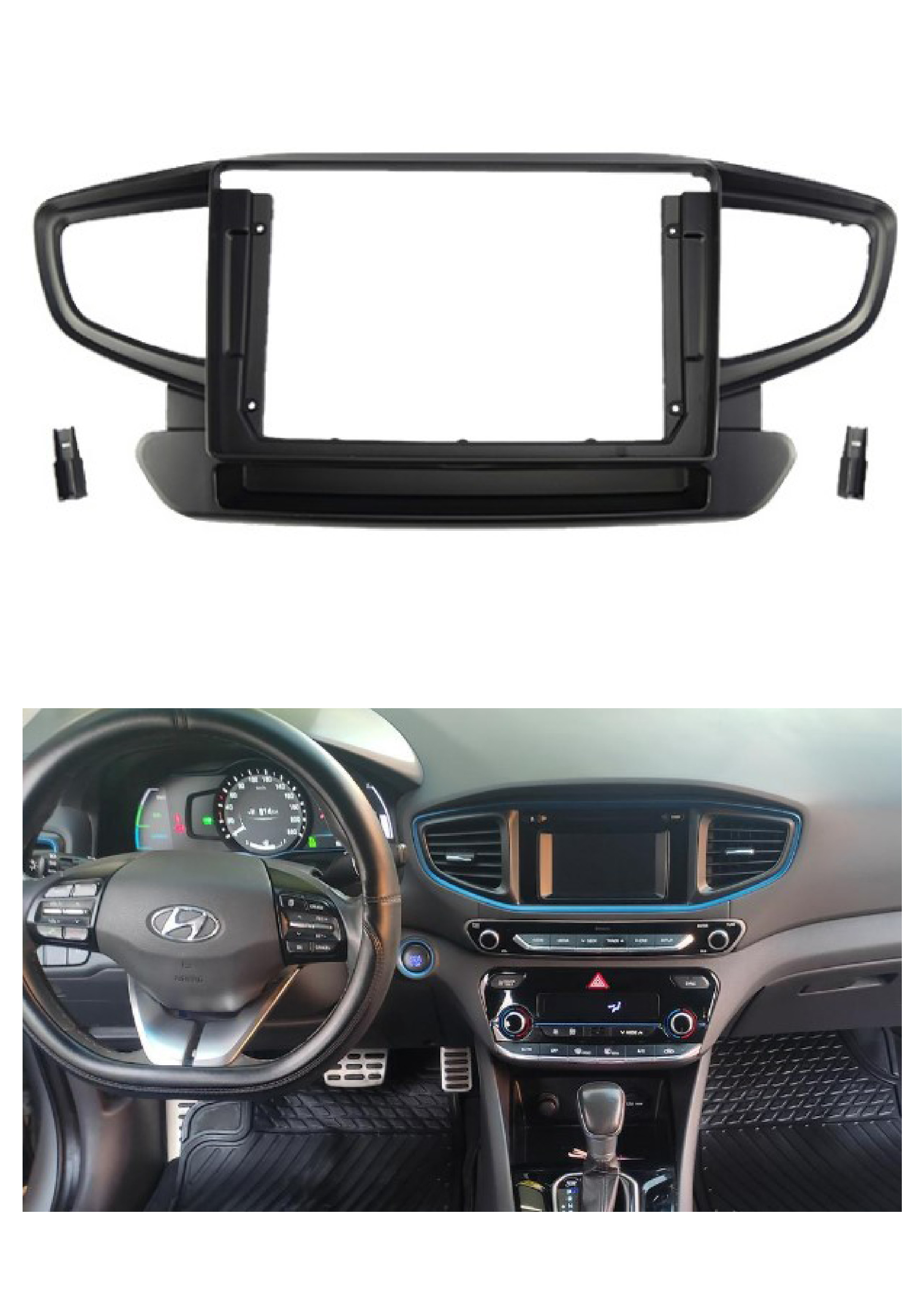 Bisel Adaptador Radio 9 Pulgadas Hyundai Ioniq 1