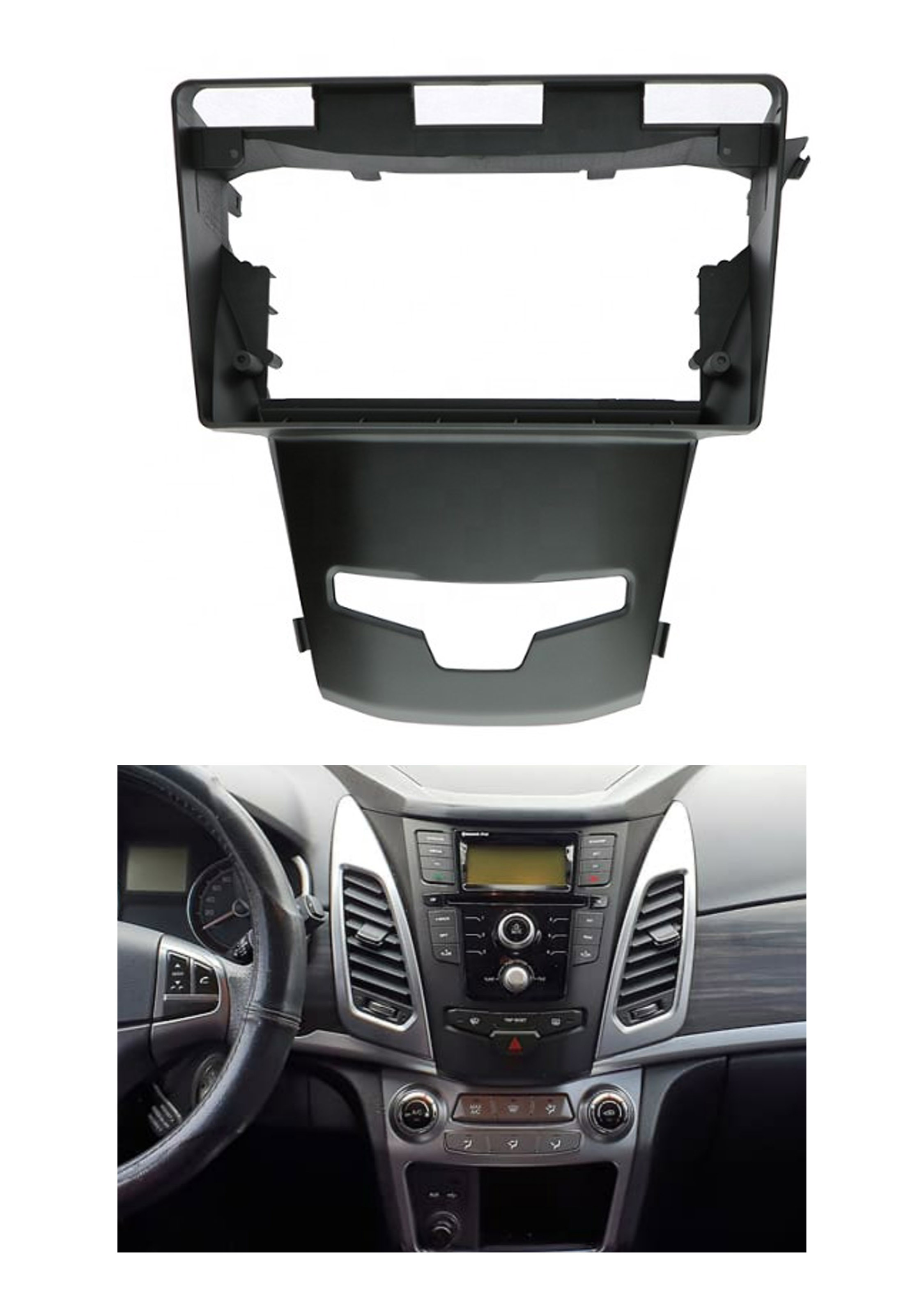 Bisel Adaptador Radio 9 Pulgadas Ssangyong Korando 1