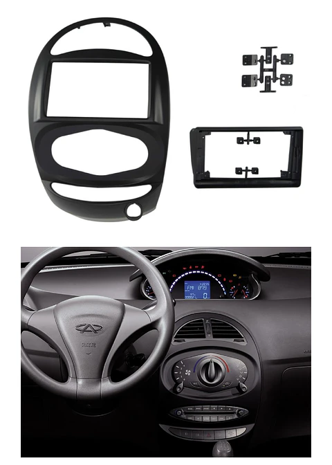 Bisel Adaptador Radio 9 Pulgadas Chery Beat