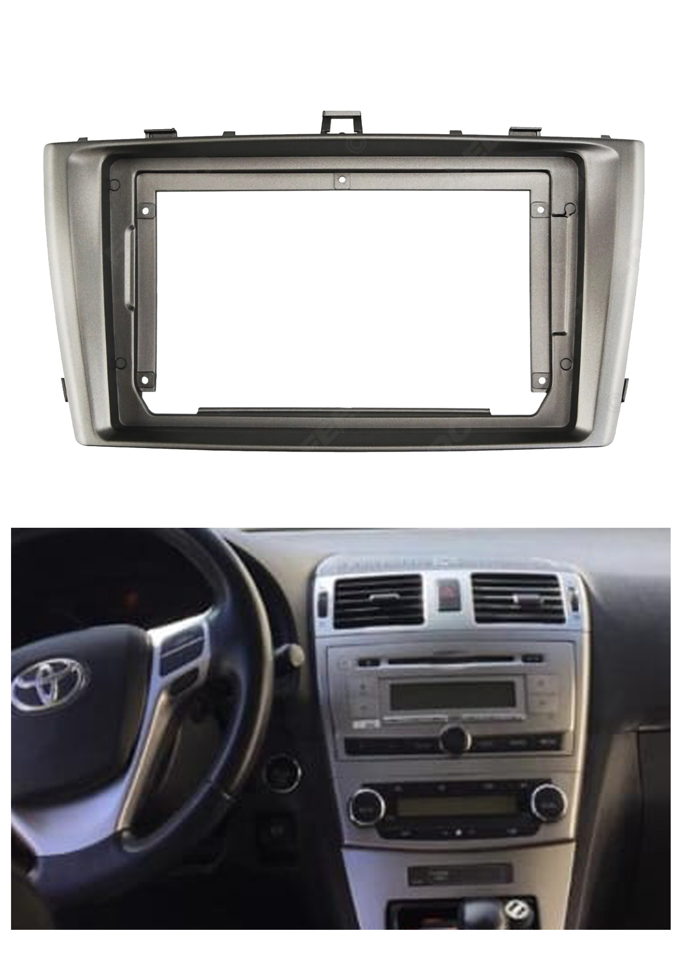 Bisel Adaptador Radio 9 Pulgadas Toyota Avensis 1